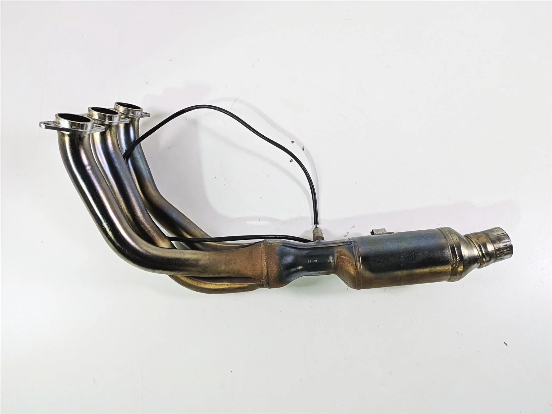2014 BMW K1600 GTL  K48 Right Exhaust Header Manifold + Heat Shield 18518546715 - Image 8