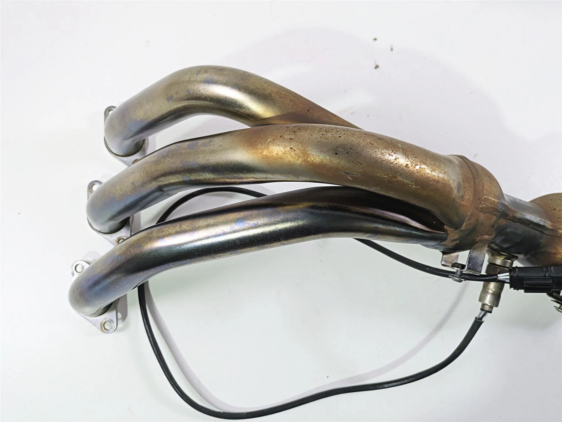 2014 BMW K1600 GTL  K48 Right Exhaust Header Manifold + Heat Shield 18518546715 - Image 9
