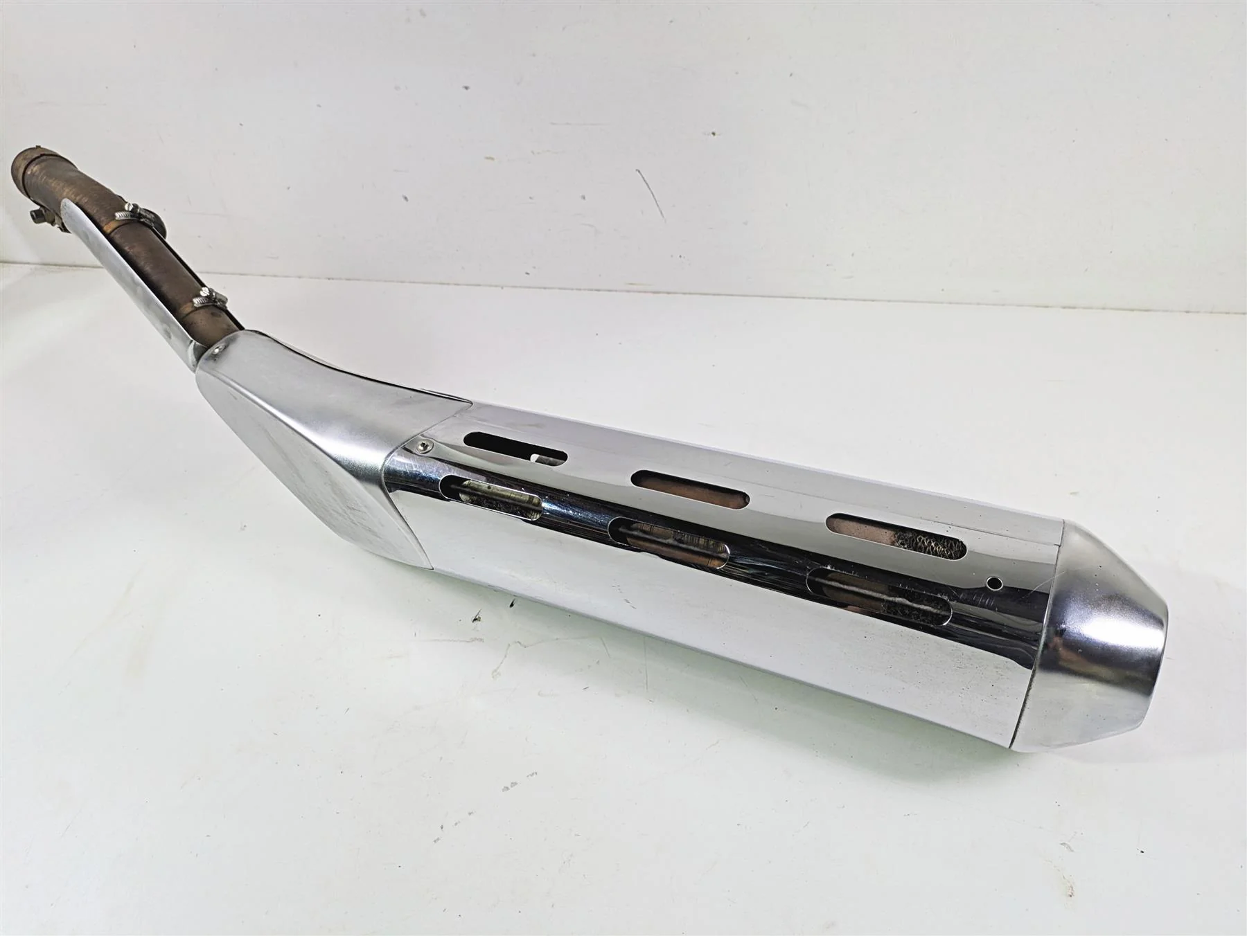 2014 BMW K1600 GTL  K48 Right Exhaust Pipe Muffler Silencer Chrome 18127723444 - Image 10
