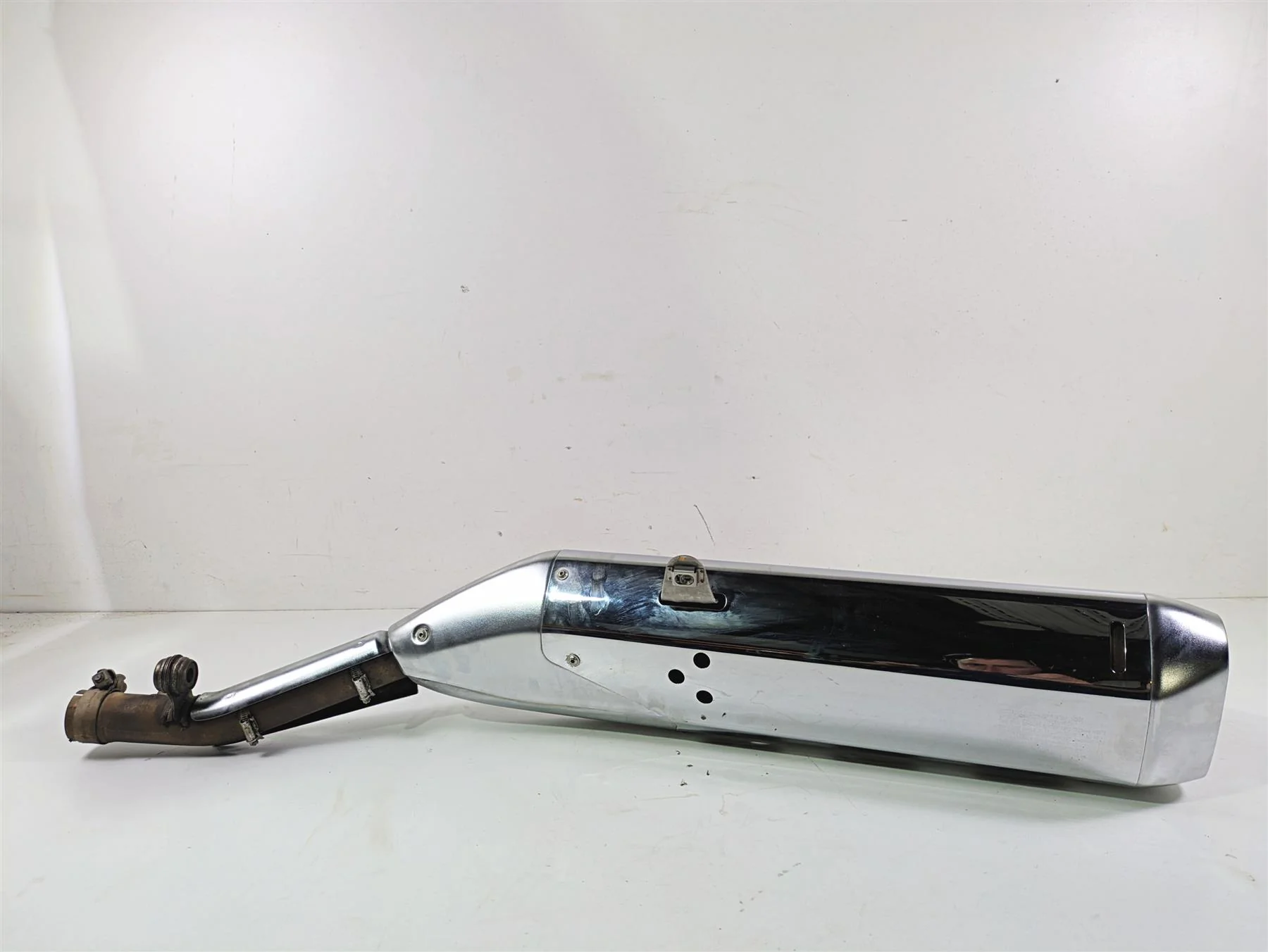 2014 BMW K1600 GTL  K48 Right Exhaust Pipe Muffler Silencer Chrome 18127723444 - Image 5