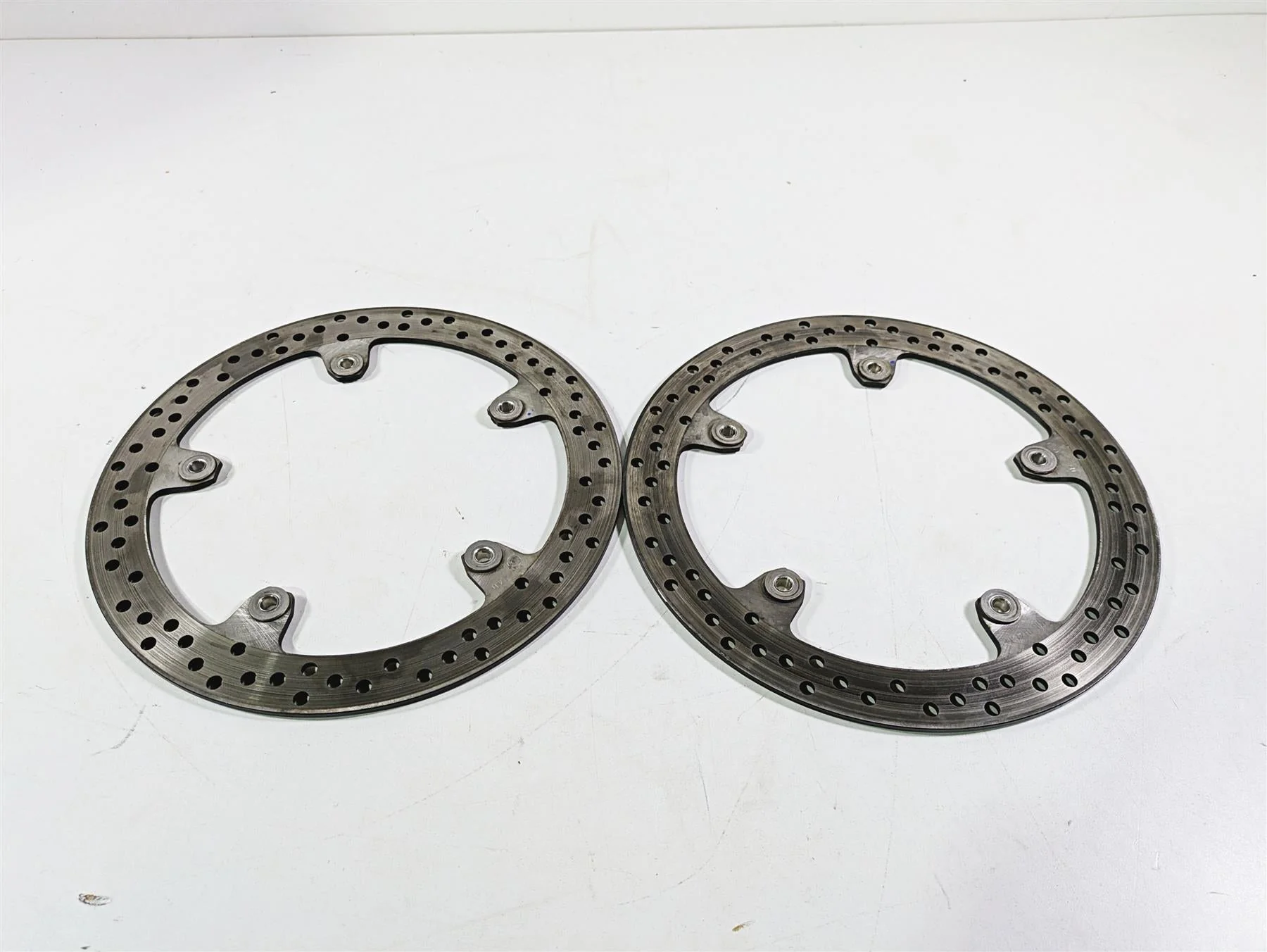 2014 BMW R nine T R9T K21 320mm Front Brake Disc Rotor Set 34118526575 - Image 8