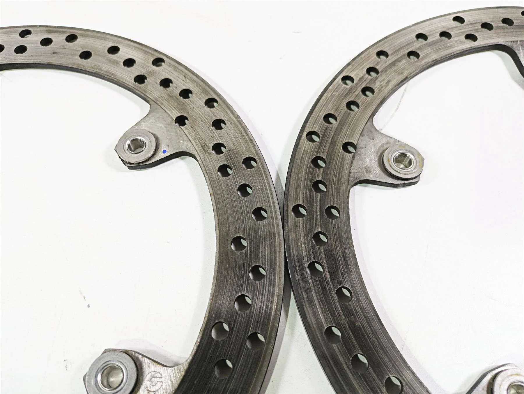 2014 BMW R nine T R9T K21 320mm Front Brake Disc Rotor Set 34118526575 - Image 9