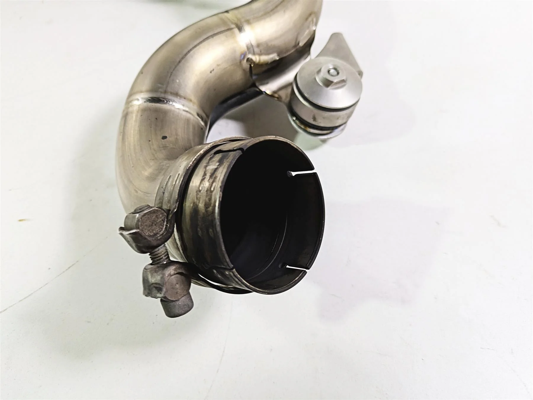 2014 BMW R nine T R9T K21 Akrapovic Titanium Slip On Link Pipe Exhaust S-B12SO13 - Image 11