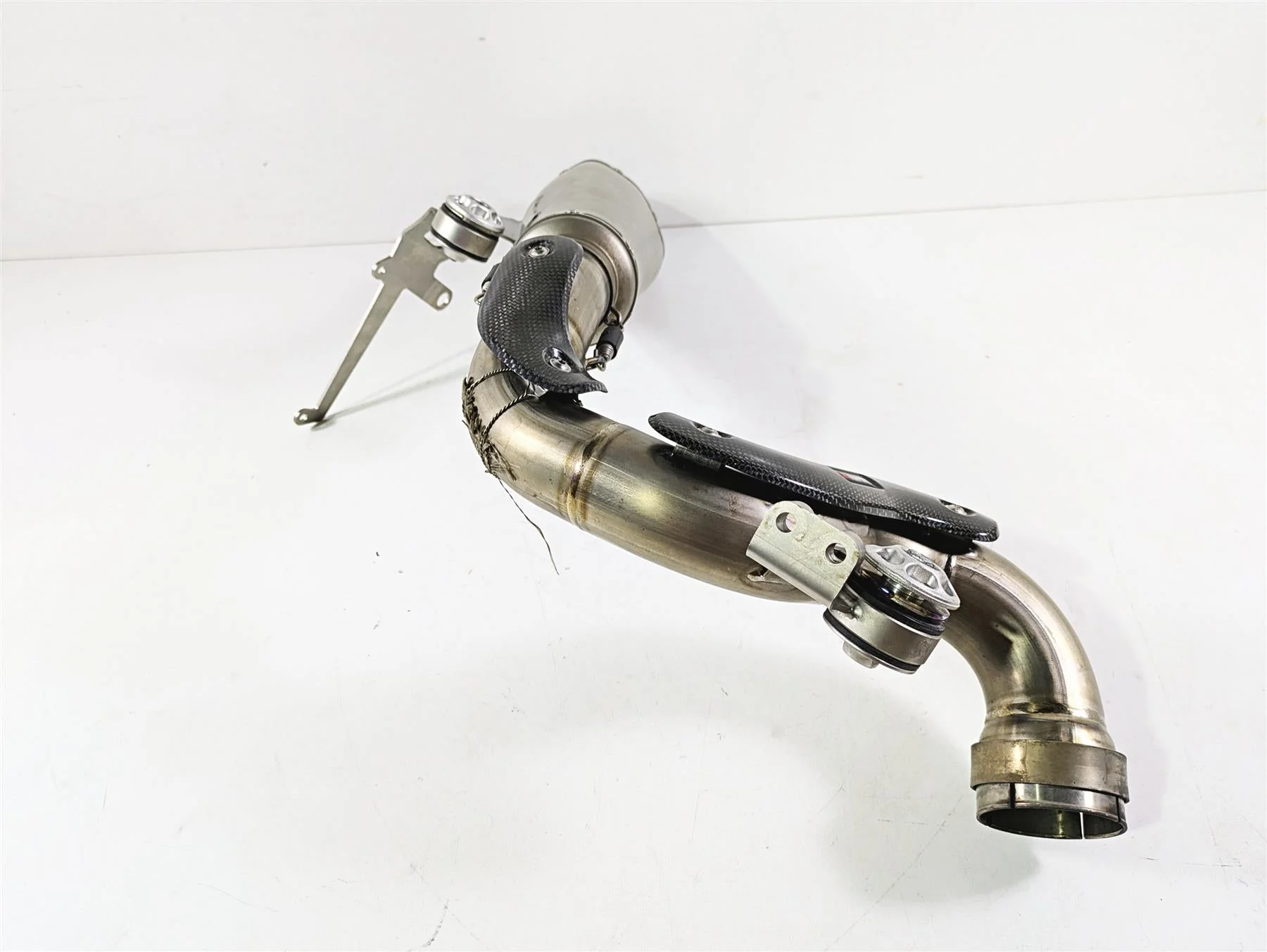 2014 BMW R nine T R9T K21 Akrapovic Titanium Slip On Link Pipe Exhaust S-B12SO13 - Image 4