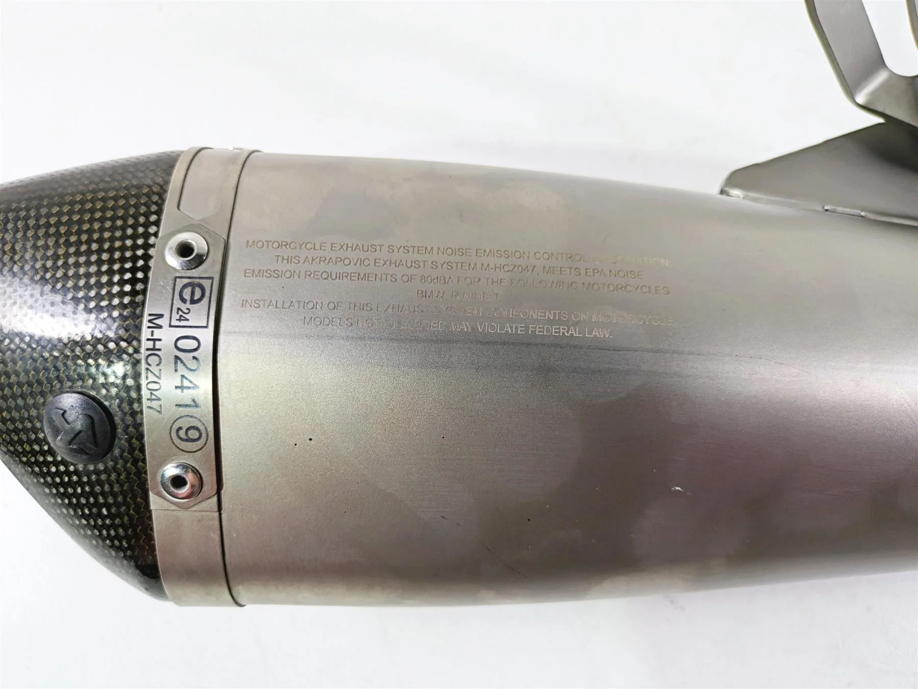 2014 BMW R nine T R9T K21 Akrapovic Titanium Slip On Link Pipe Exhaust S-B12SO13 - Image 9