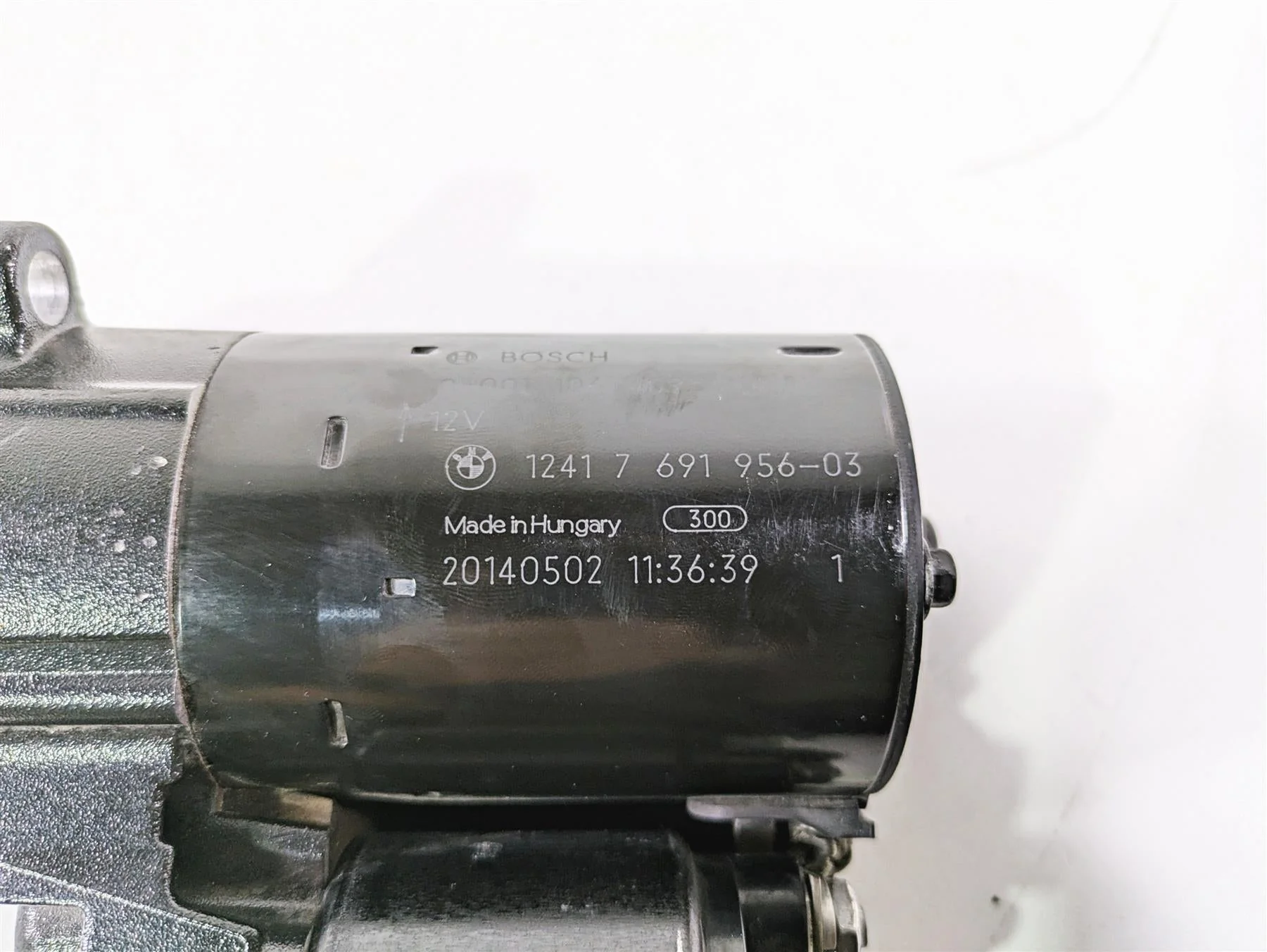2014 BMW R nine T R9T K21 Bosch Black Engine Starter Motor 12317691956 - Image 10