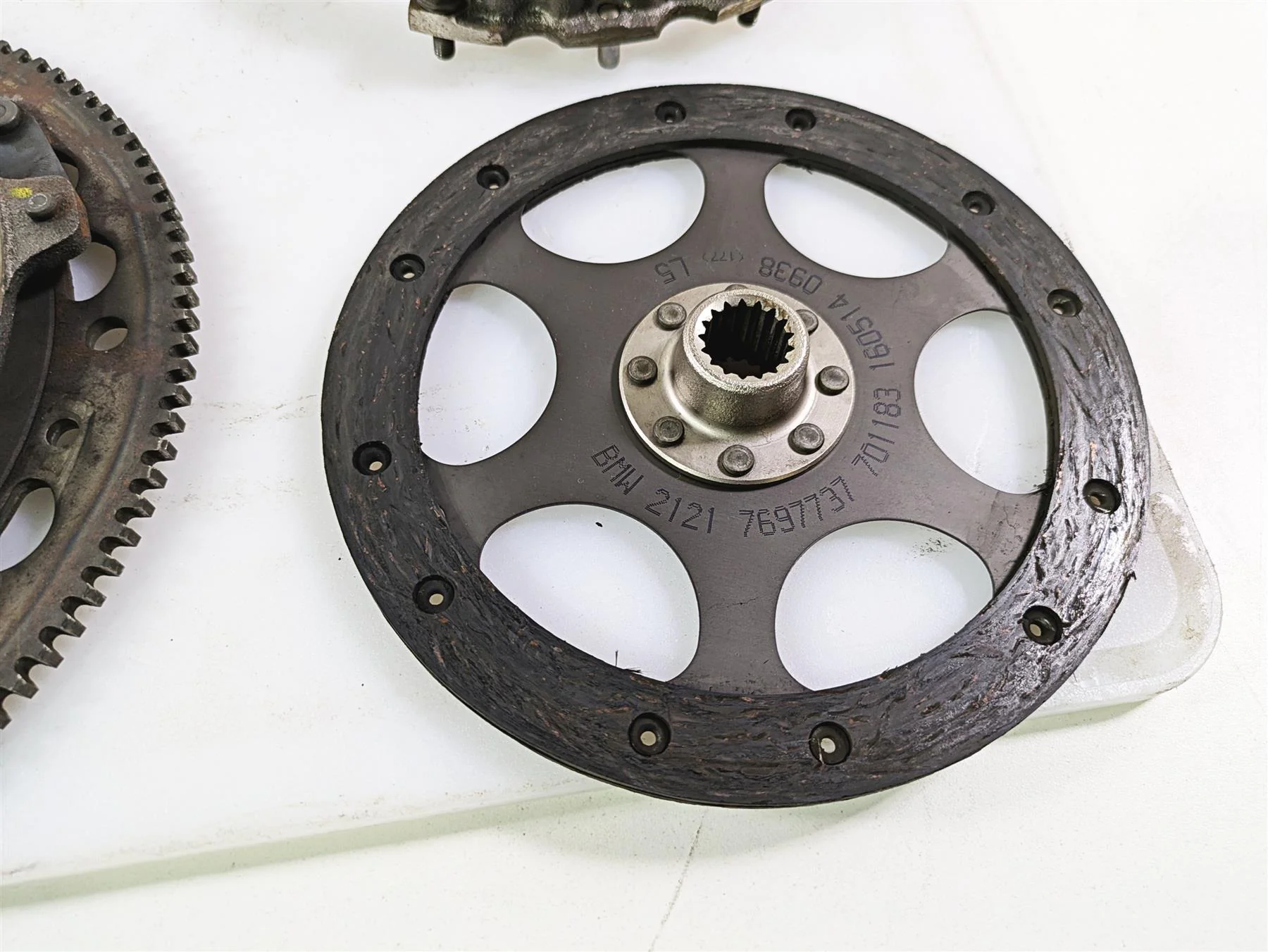 2014 BMW R nine T R9T K21 Friction Clutch Pressure Plate Disc Set 21217697737 - Image 4