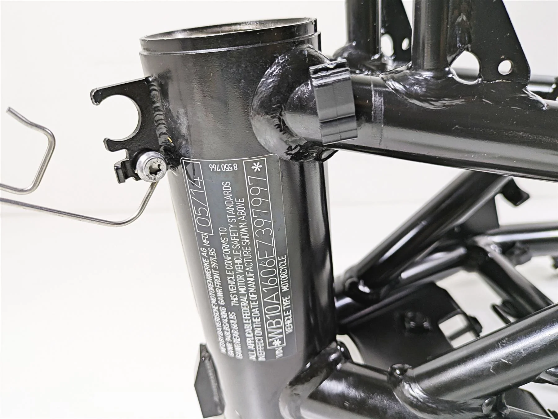 2014 BMW R nine T R9T K21 Front And Rear Chassis Frame Set With Clean Texas Title 46518536133 - Image 3