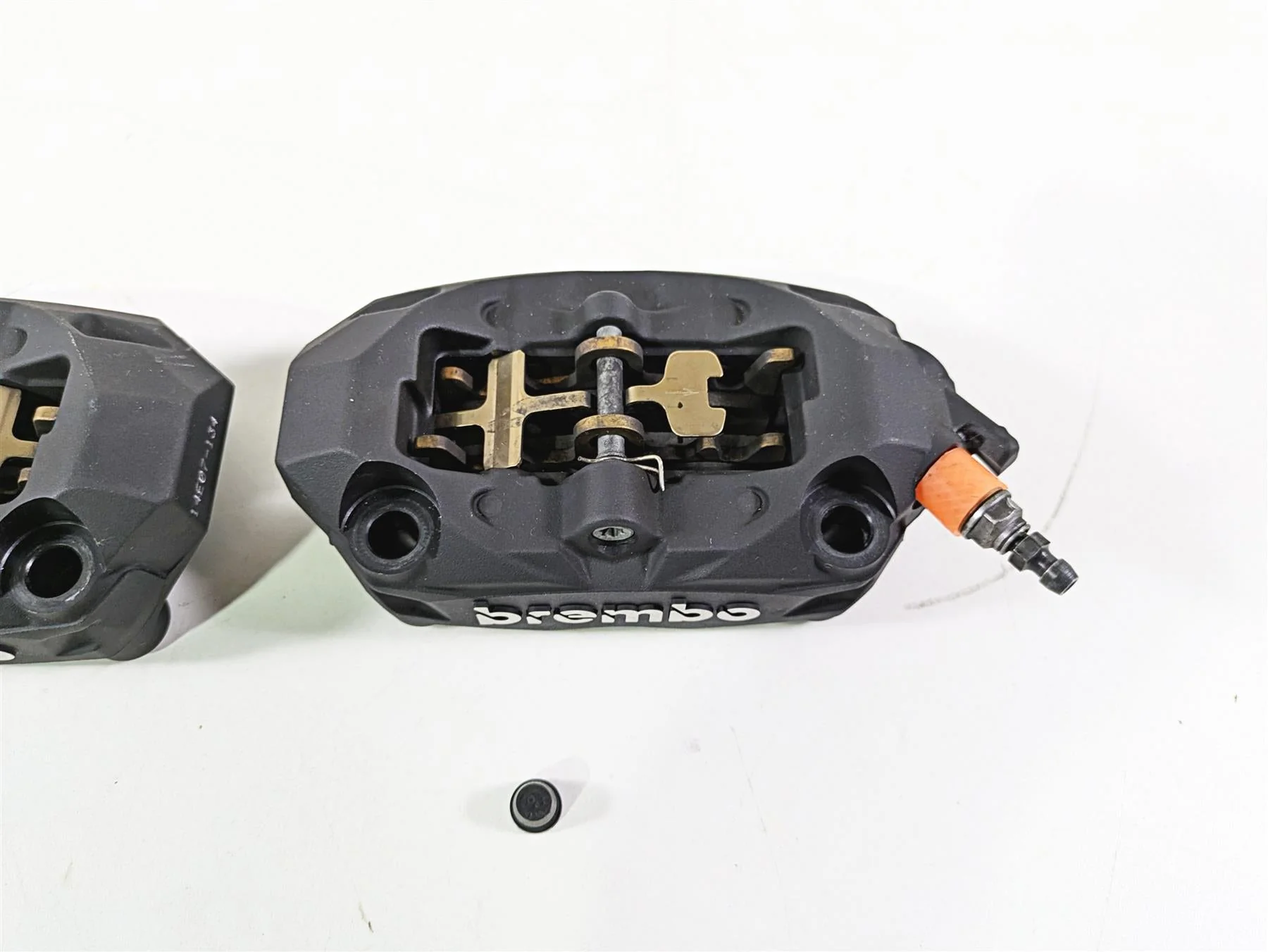 2014 BMW R nine T R9T K21 Front Brake Caliper Set 100mm Brembo 34118535162 - Image 6