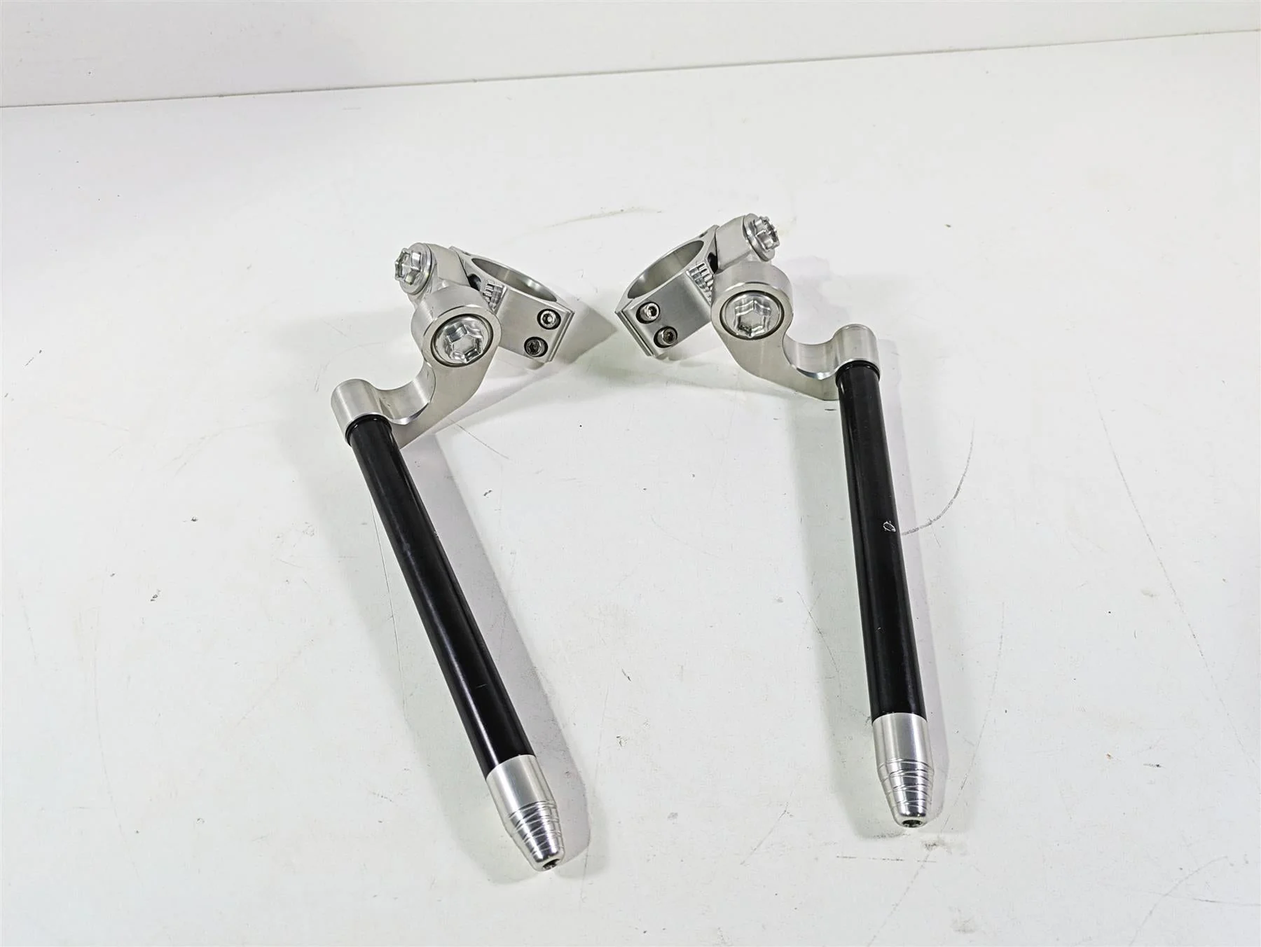 2014 BMW R nine T R9T K21 Gilles Variobar Adjustable Clip On Handle Bar 55mm - Image 2