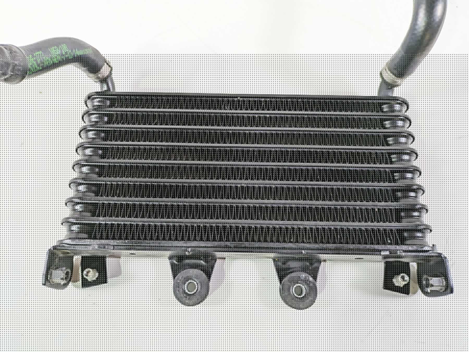 2014 BMW R nine T R9T K21 Oil Cooler Radiator & Lines Set 17218543232 - Image 5
