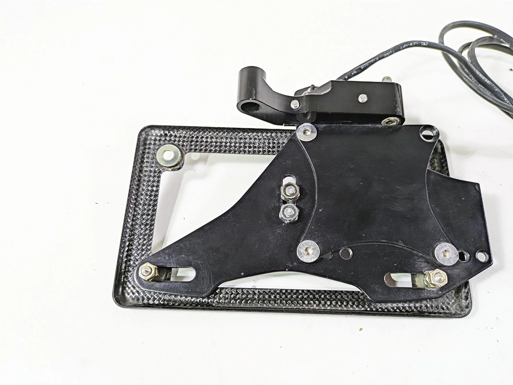 2014 BMW R nine T R9T K21 R&G Fender Eliminator Side Plate Holder Set LP0174BK - Image 10