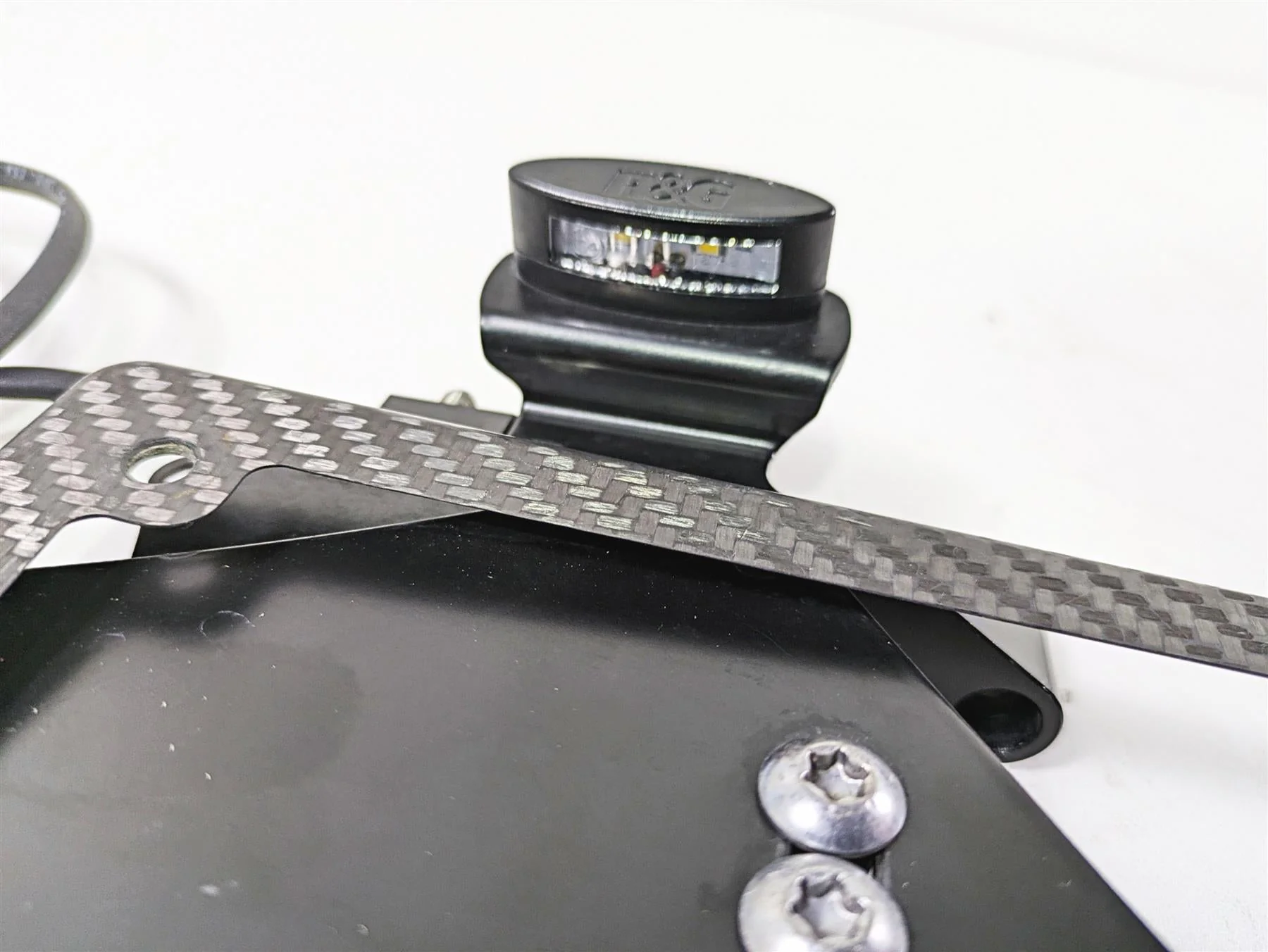 2014 BMW R nine T R9T K21 R&G Fender Eliminator Side Plate Holder Set LP0174BK - Image 12