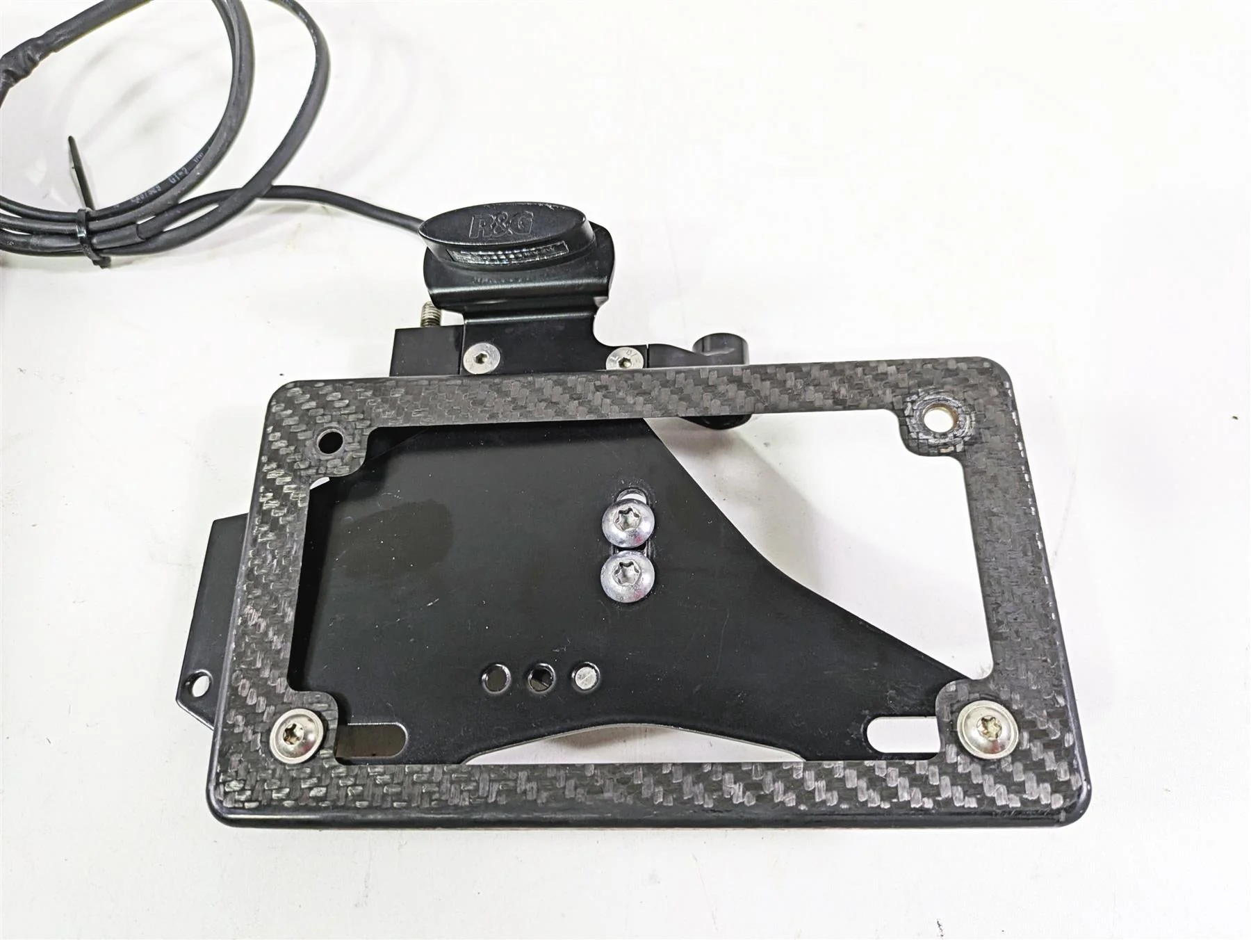 2014 BMW R nine T R9T K21 R&G Fender Eliminator Side Plate Holder Set LP0174BK - Image 7