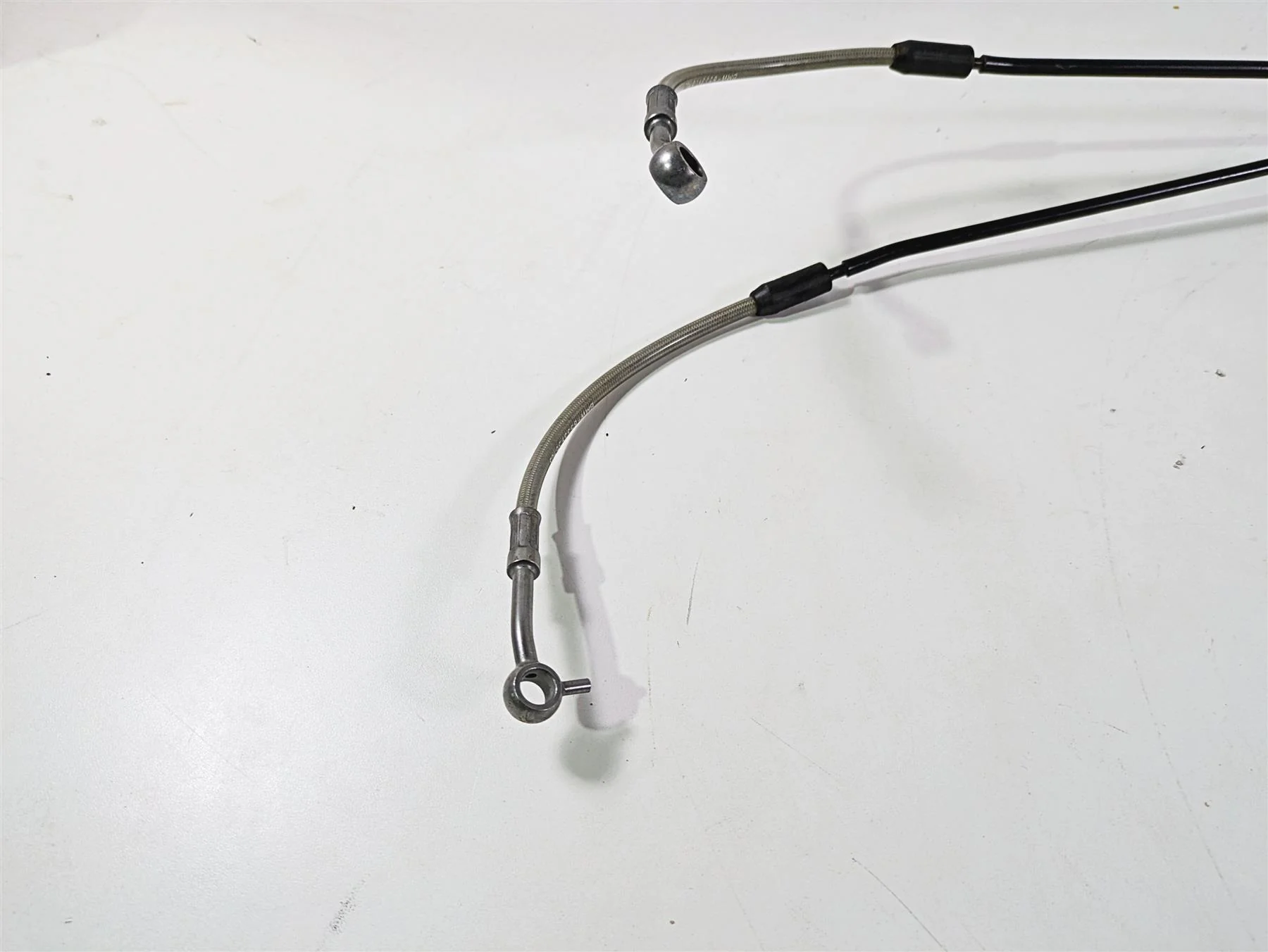 2014 BMW R nine T R9T K21 Rear Abs Brake Line Hose Set 34328533906 34328533936 - Image 11