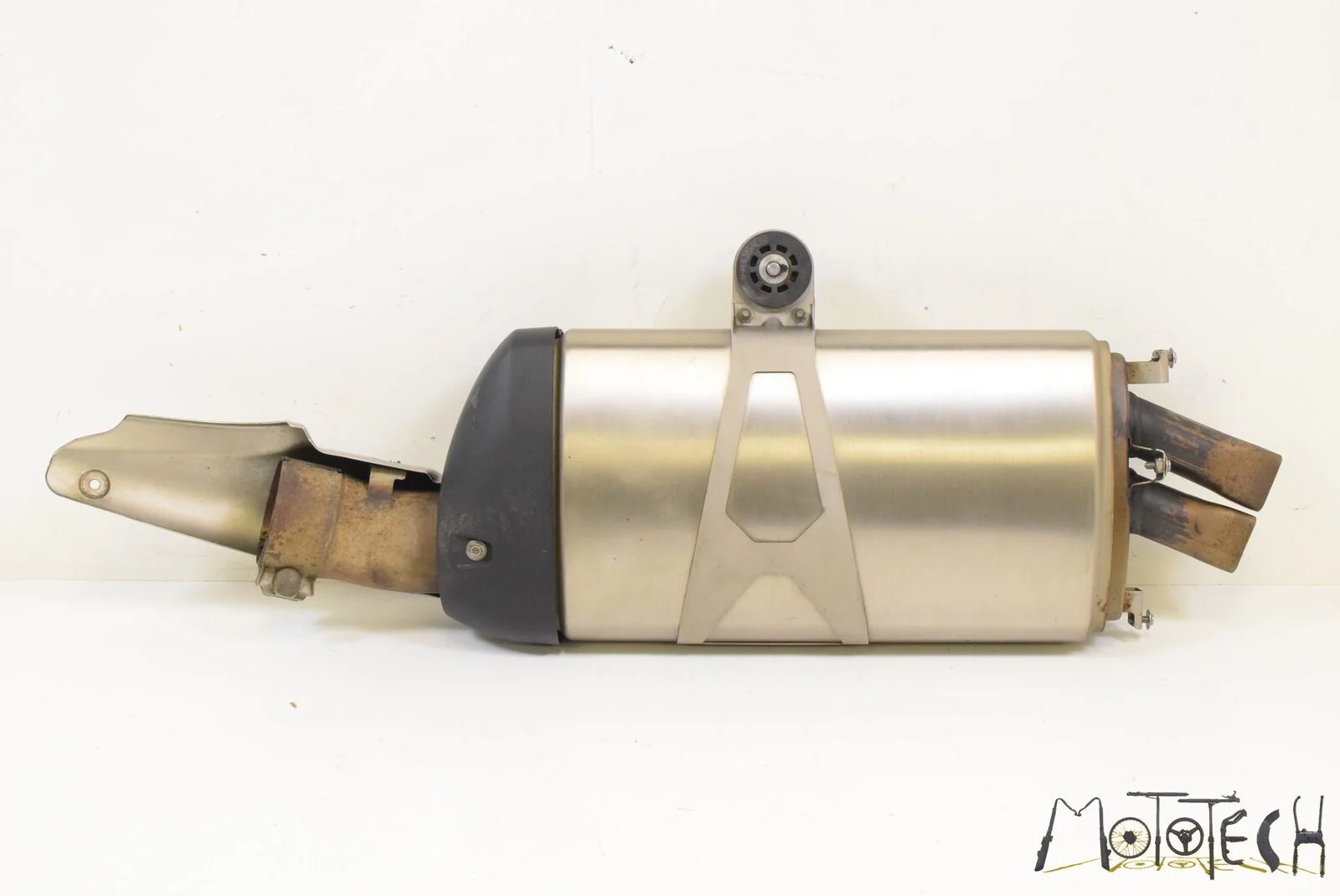 2014 BMW R1200 GS GSW OEM Exhaust Pipe Muffler Silencer 18518525082 - Image 5