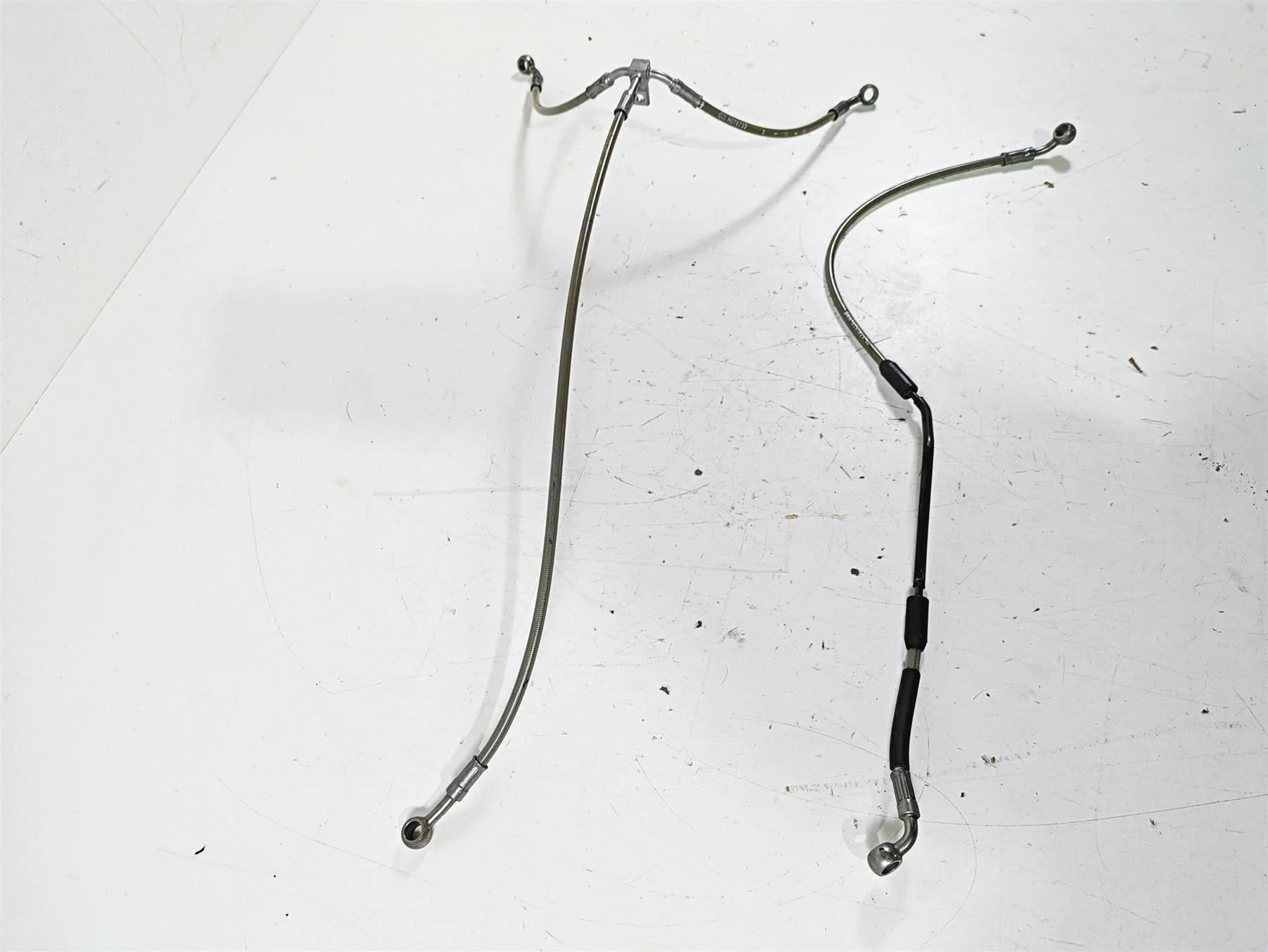 2014 BMW R1200 RT RTW K52 Front Abs Brake Line Set 34328541828 34328541829 - Image 11