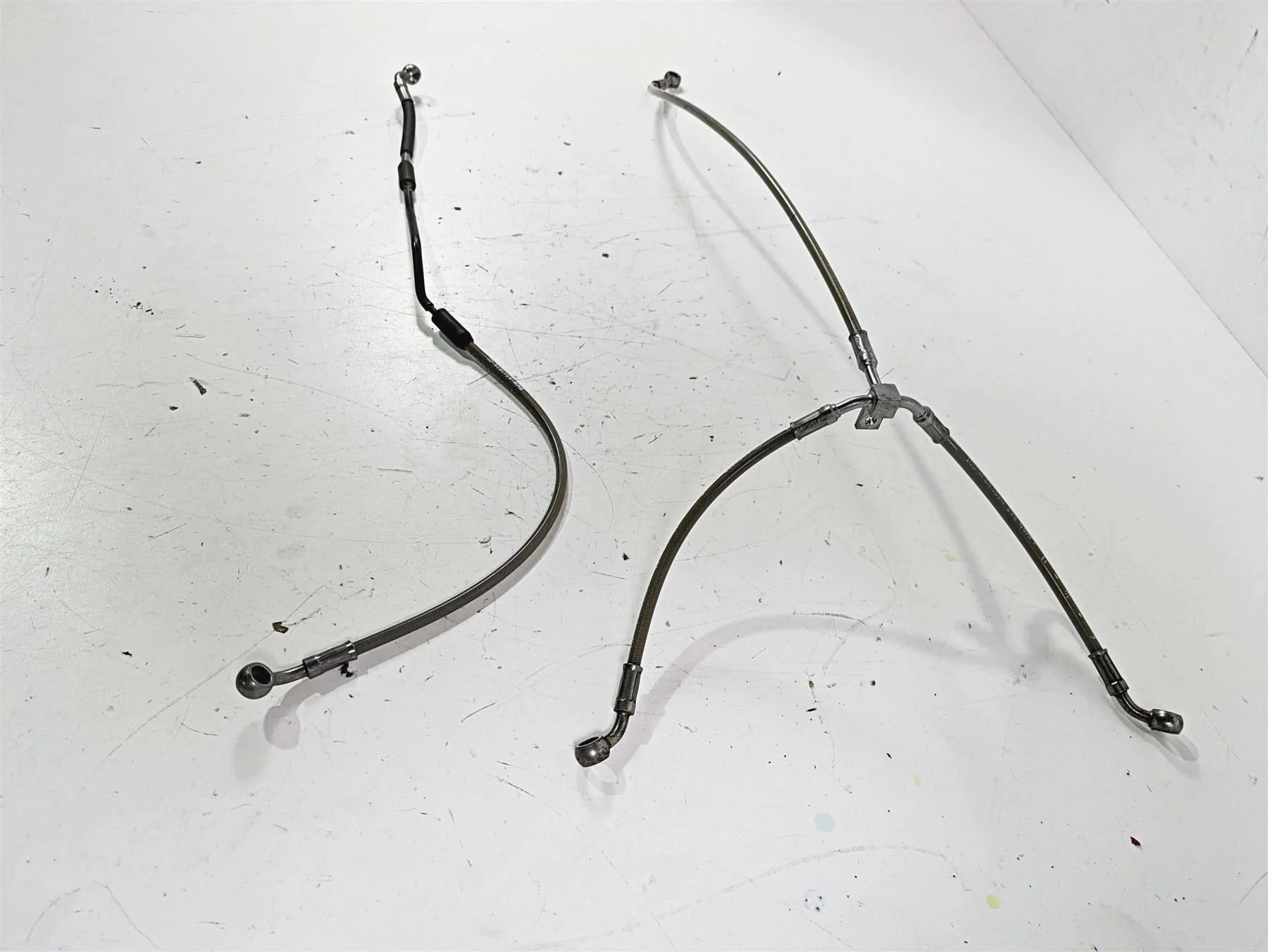 2014 BMW R1200 RT RTW K52 Front Abs Brake Line Set 34328541828 34328541829 - Image 12