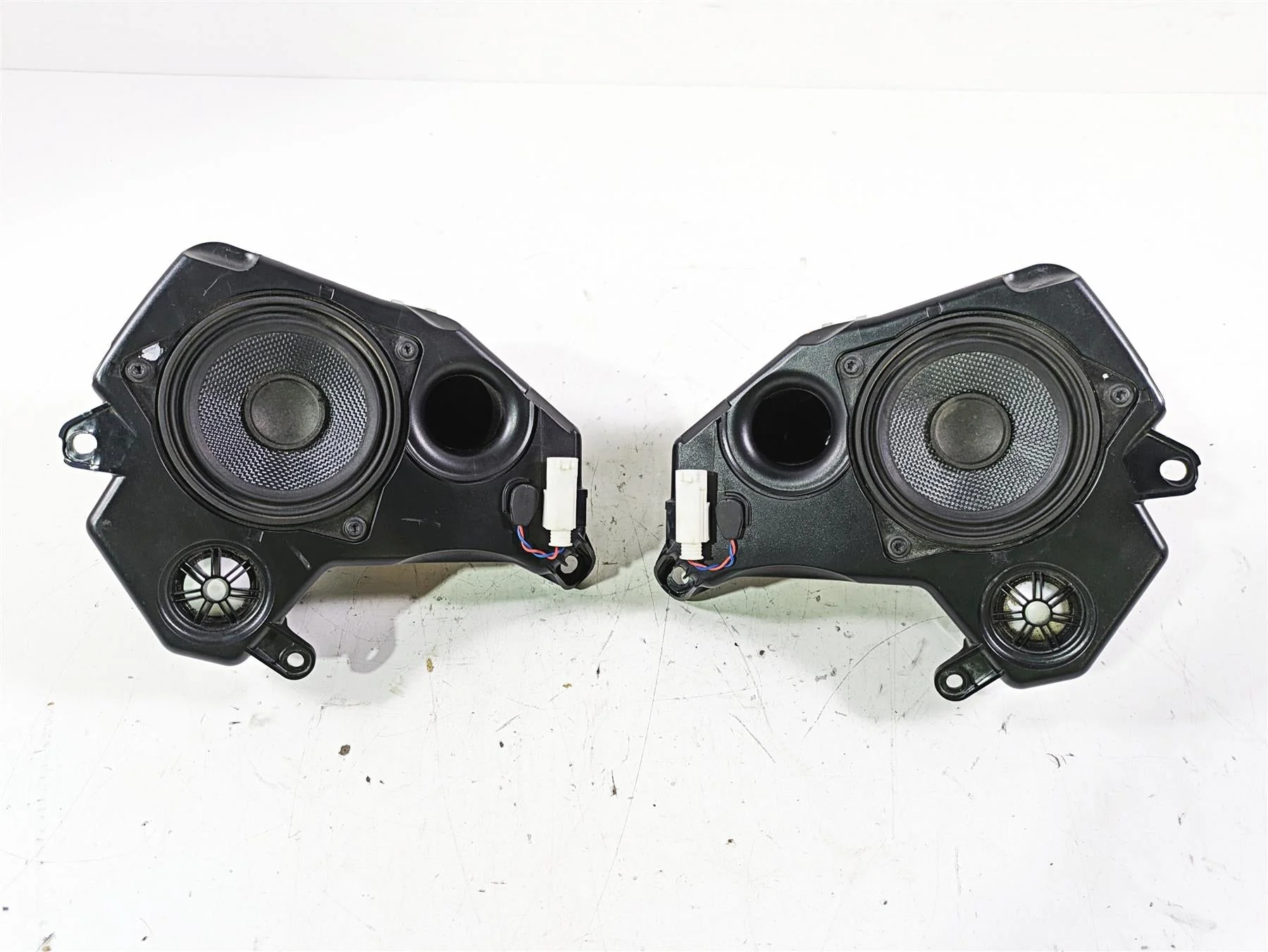 2014 BMW R1200 RT RTW K52 Front Audio Speaker Set 65138543457 65138543458