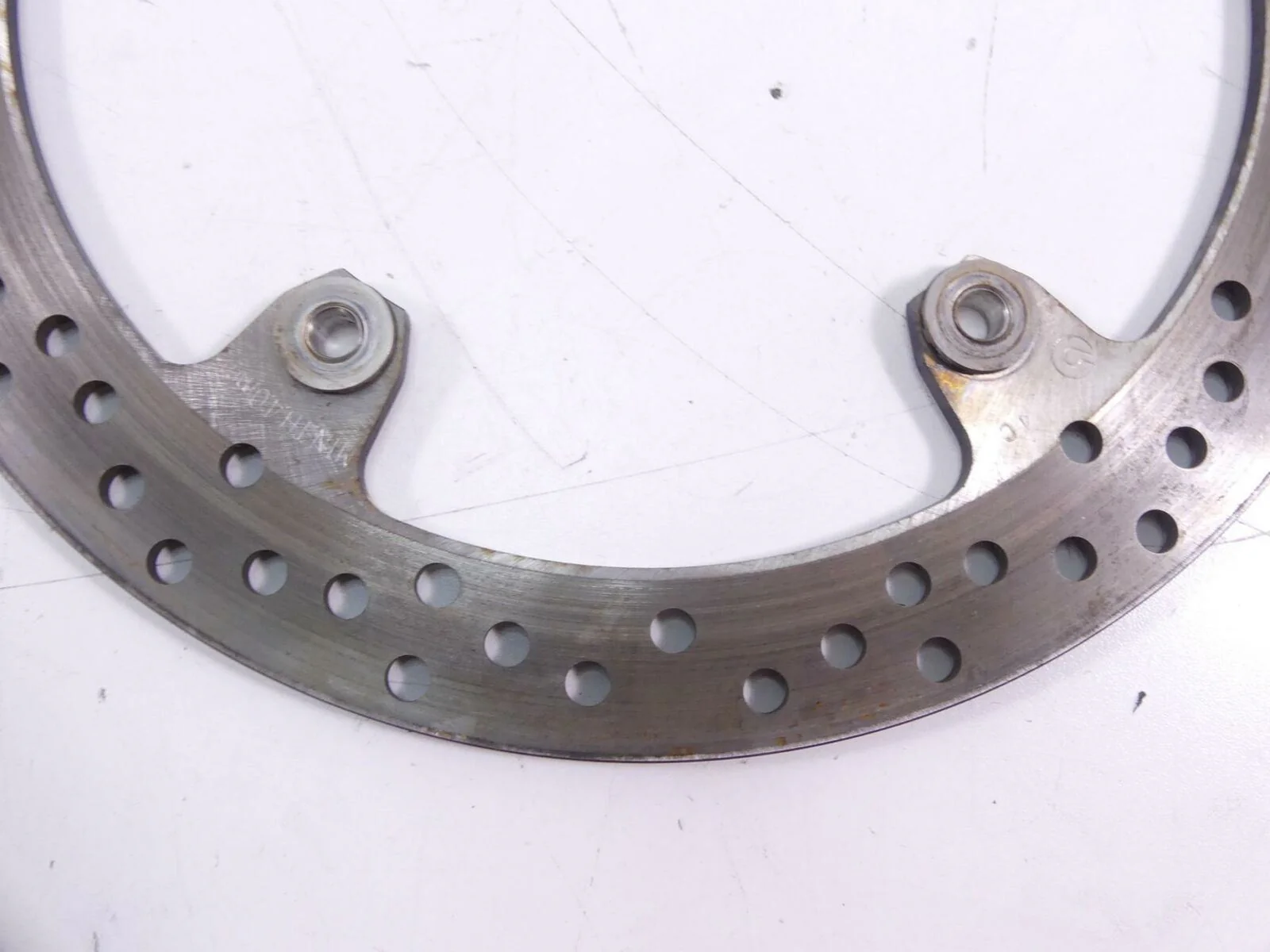 2014 BMW R1200 RT RTW K52 Front Brake Rotor Disc Set 320mm 34118526575 - Image 2