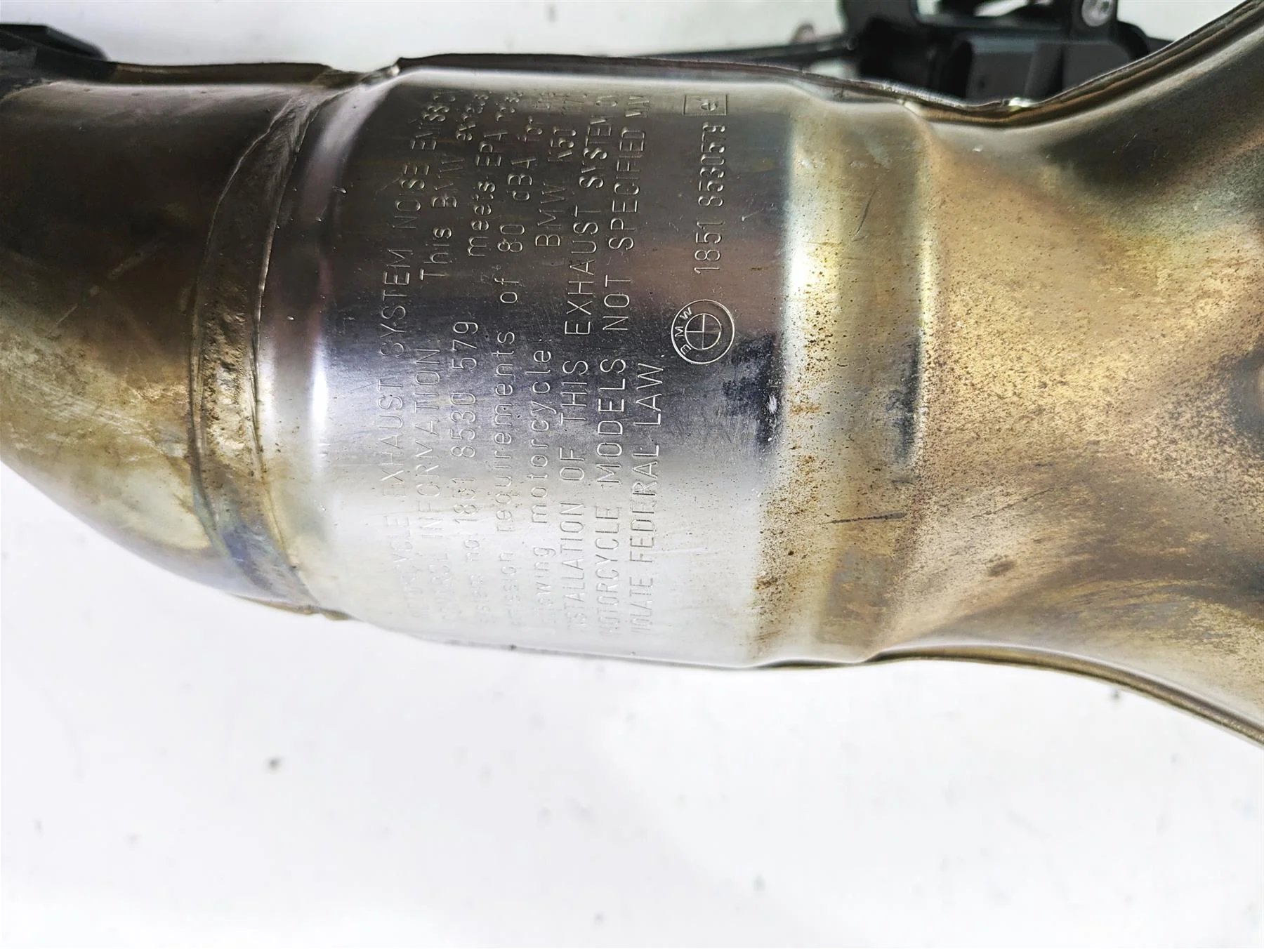 2014 BMW R1200 RT RTW K52 Oem Exhaust Header Manifold Pipe & Servo 18517712008 - Image 11