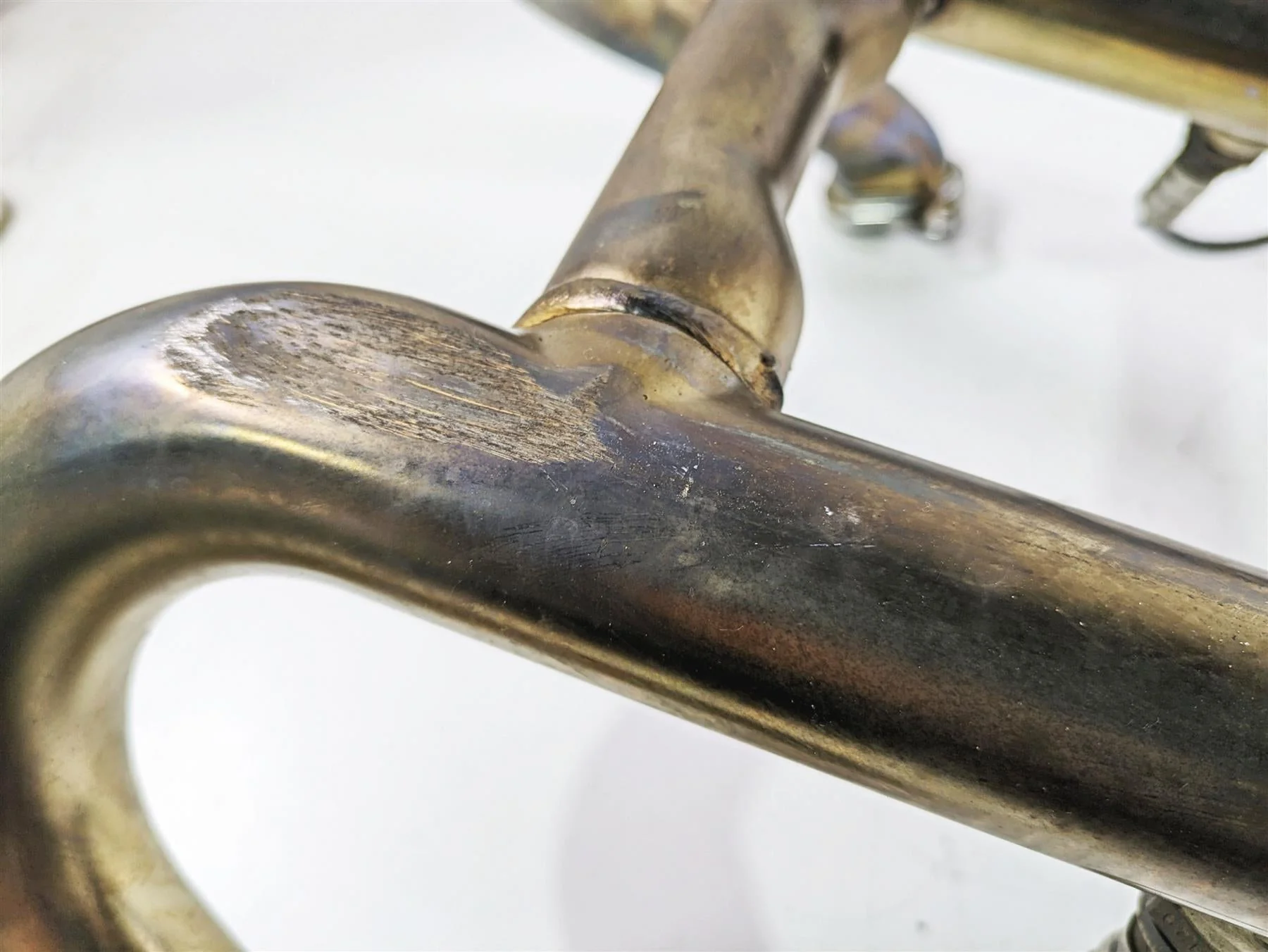 2014 BMW R1200 RT RTW K52 Oem Exhaust Header Manifold Pipe & Servo 18517712008 - Image 2