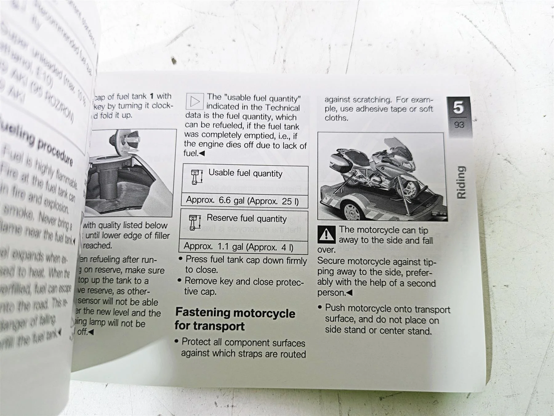 2014 BMW R1200 RT RTW K52 Owners Manual Book & Pouch Bag 01418543807 - Image 10