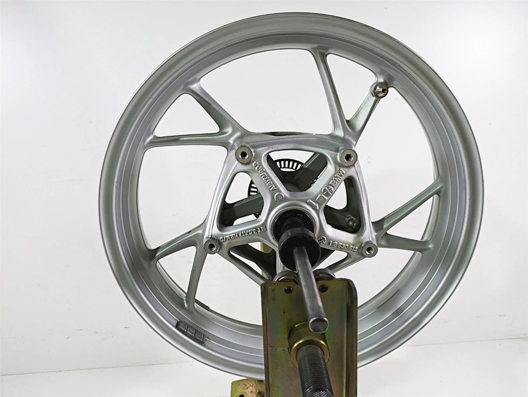 2014 BMW R1200 RT RTW K52 Straight 17x3.5 Front Wheel Rim 36318538086 - Image 10