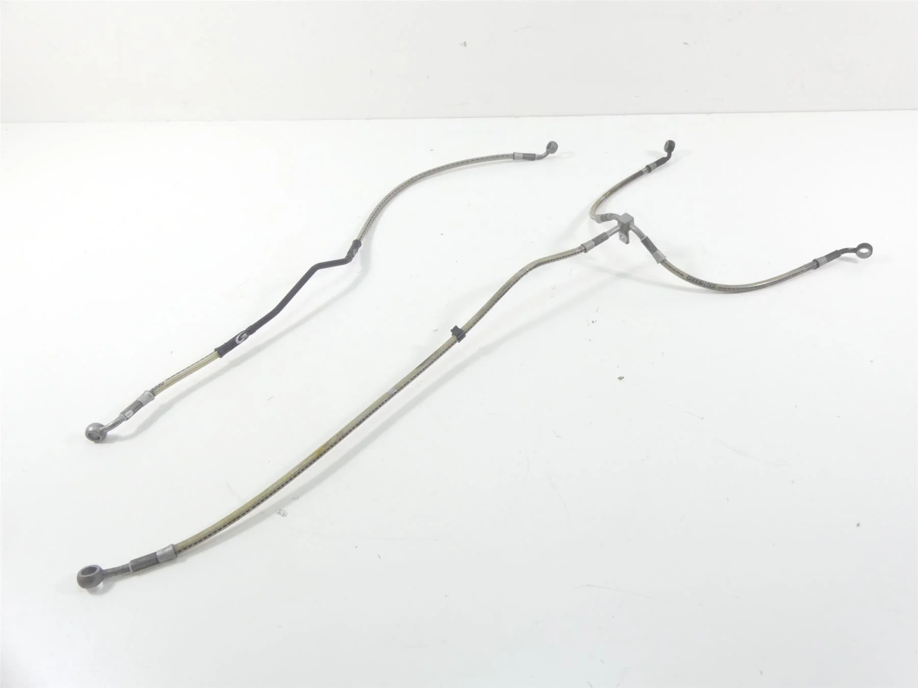 2014 BMW R1200GS K50 Front Abs Brake Line Hose Tube Set 34328526552 34328526553