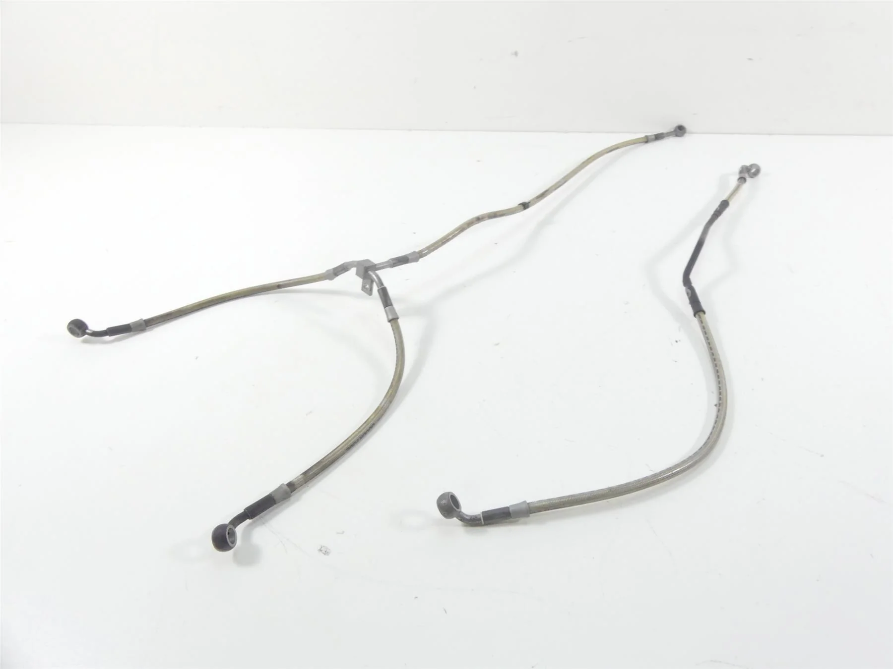 2014 BMW R1200GS K50 Front Abs Brake Line Hose Tube Set 34328526552 34328526553 - Image 2