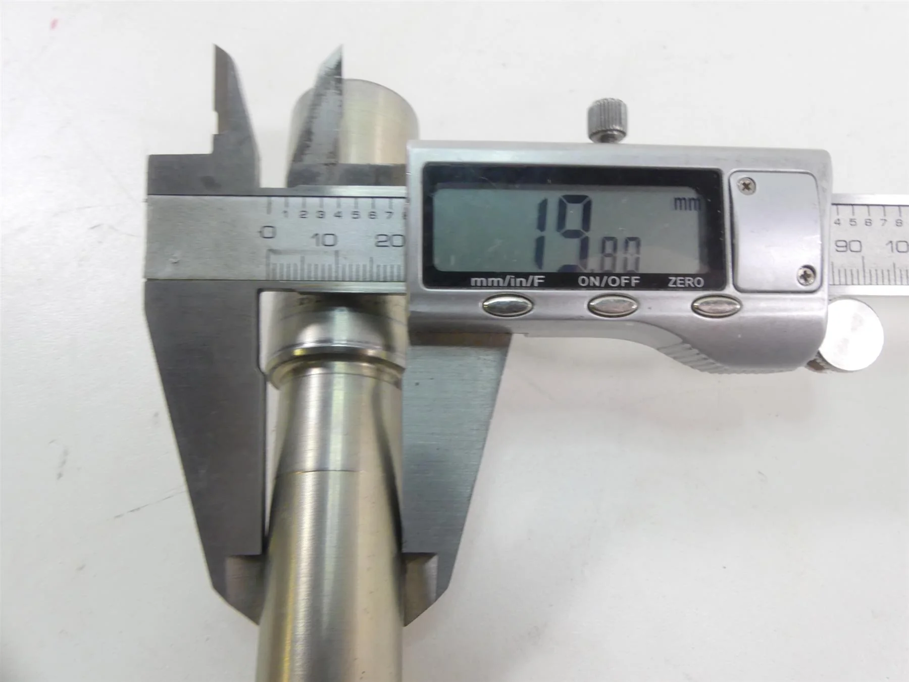 2014 BMW R1200GS K50 Front Axle Wheel Spindle  36318520418 - Image 2