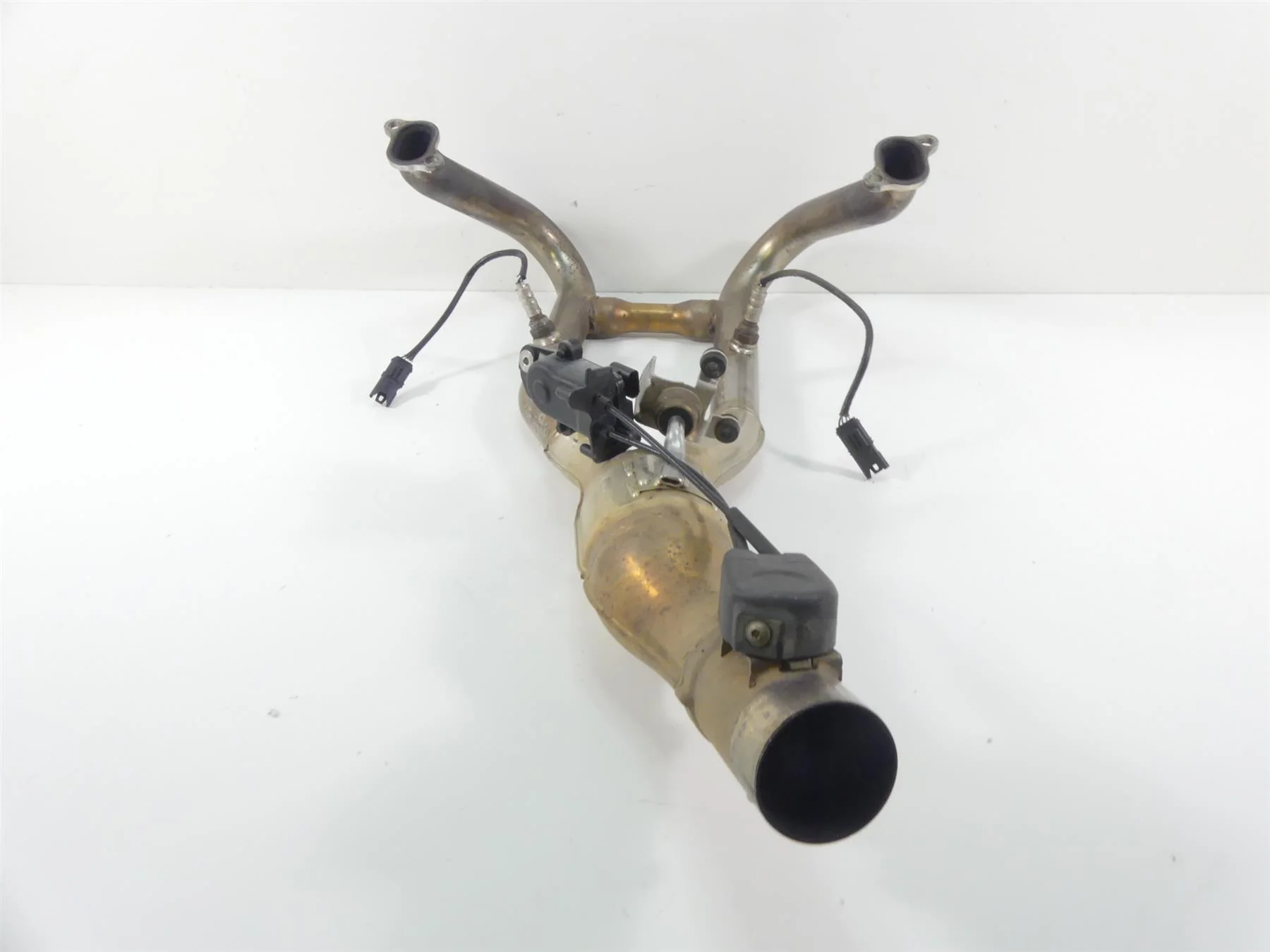 2014 BMW R1200GS K50 Oem Exhaust Header Manifold Pipe + Servo Valve 18518530579 - Image 2