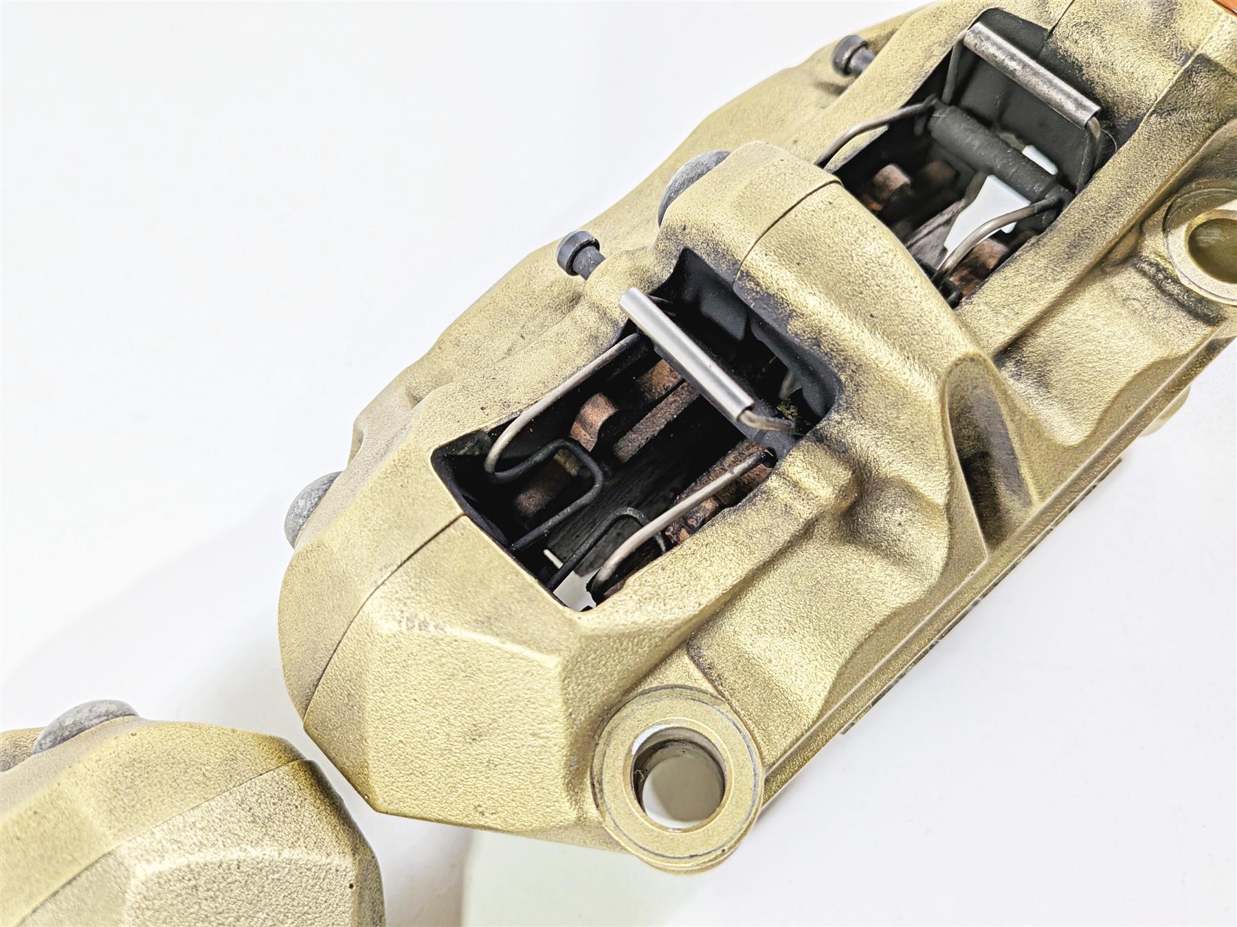 2014 BMW S1000RR K46 Gold Brembo Front Brake Caliper Set 100mm 34117714783 - Image 8