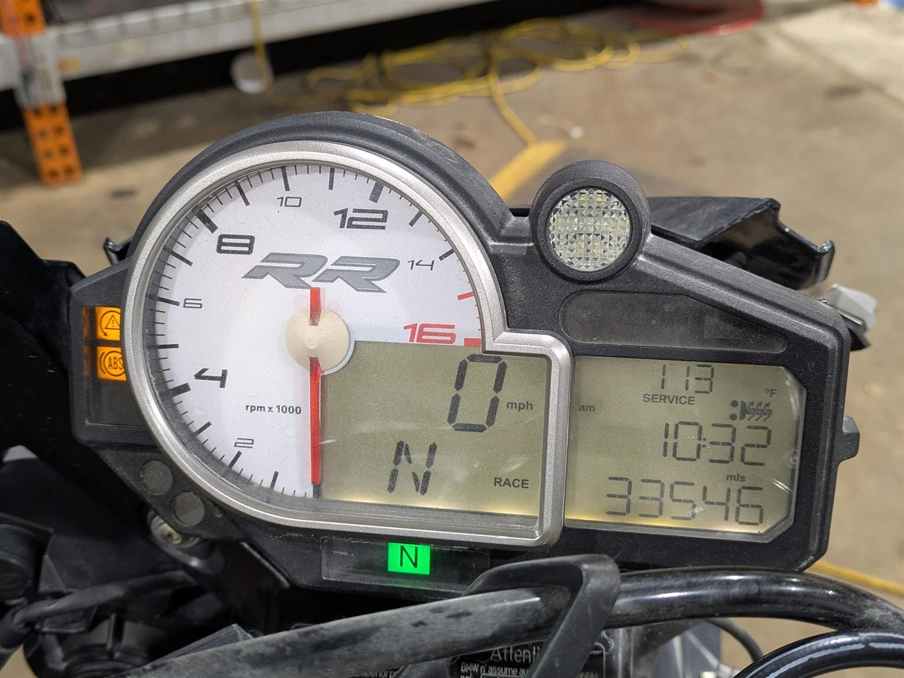 2014 BMW S1000RR K46 Speedometer Gauges Instrument Cluster 33K -Read 62118535428 - Image 2