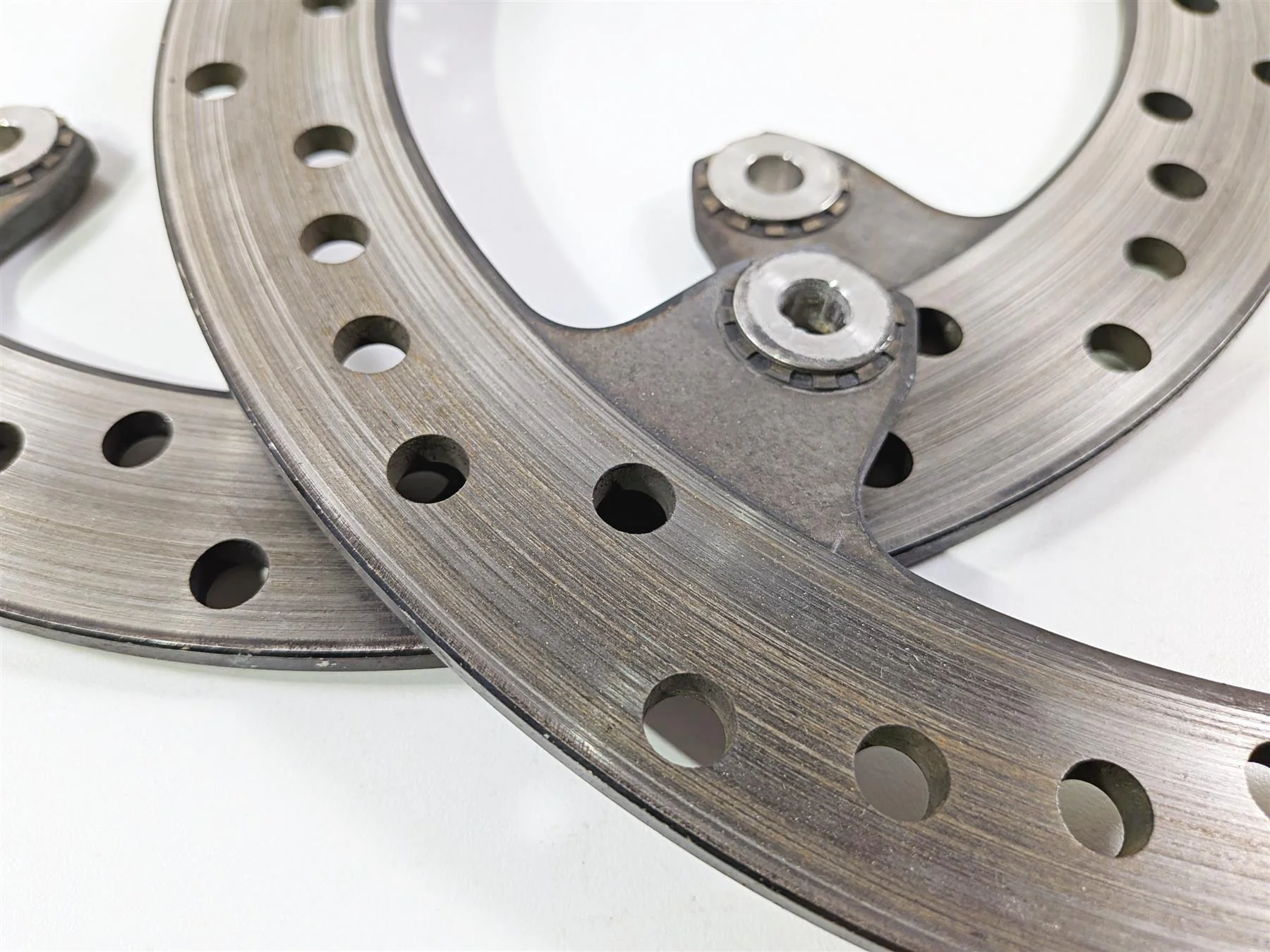 2014 BMW S1000RR K46 Straight Front Brake Rotor Disc Set 320mm 34117723493 - Image 10