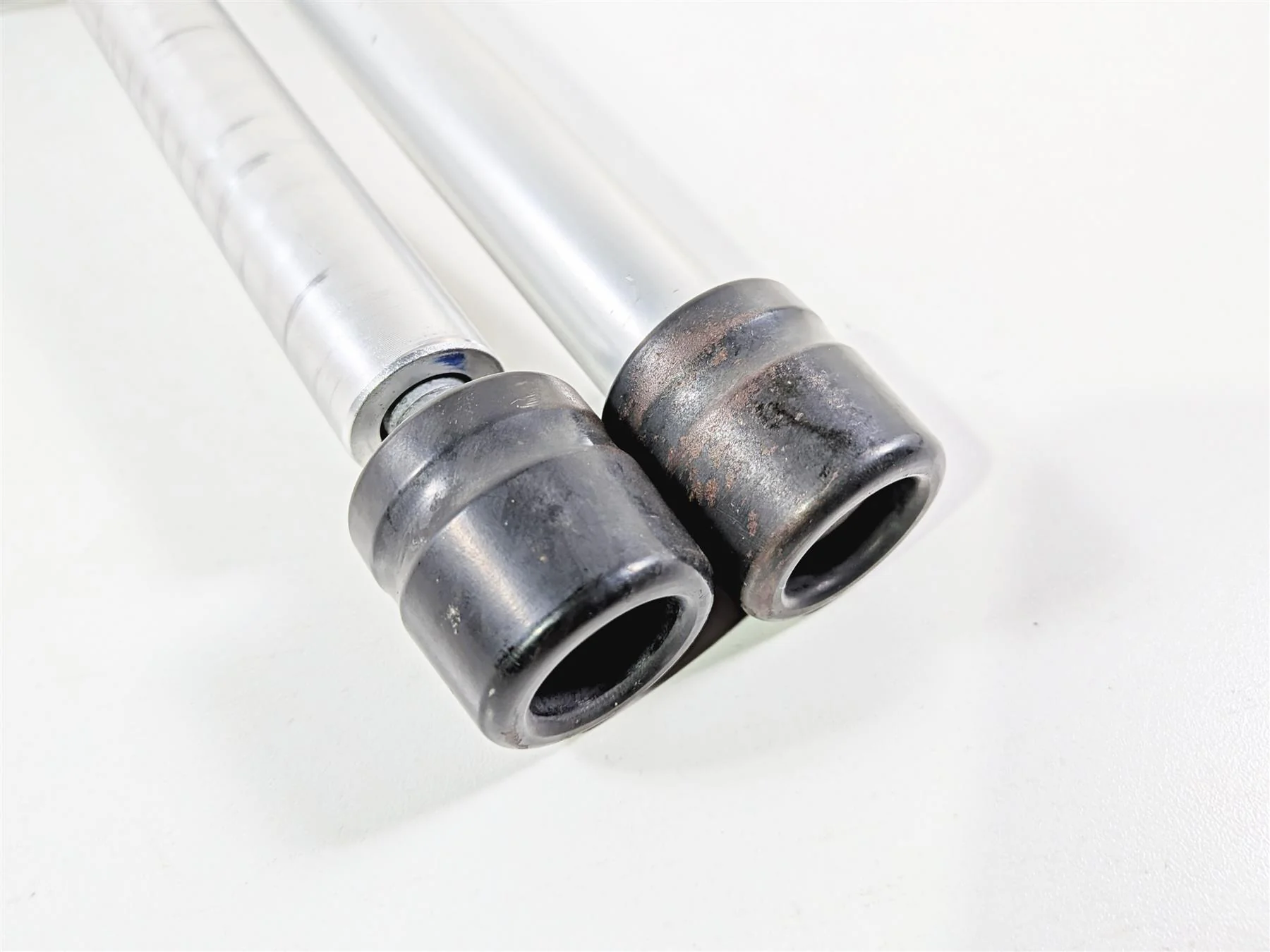 2014 BMW S1000RR K46 Straight L+R Clip On Handlebar Set 32717717623 32717717624 - Image 8