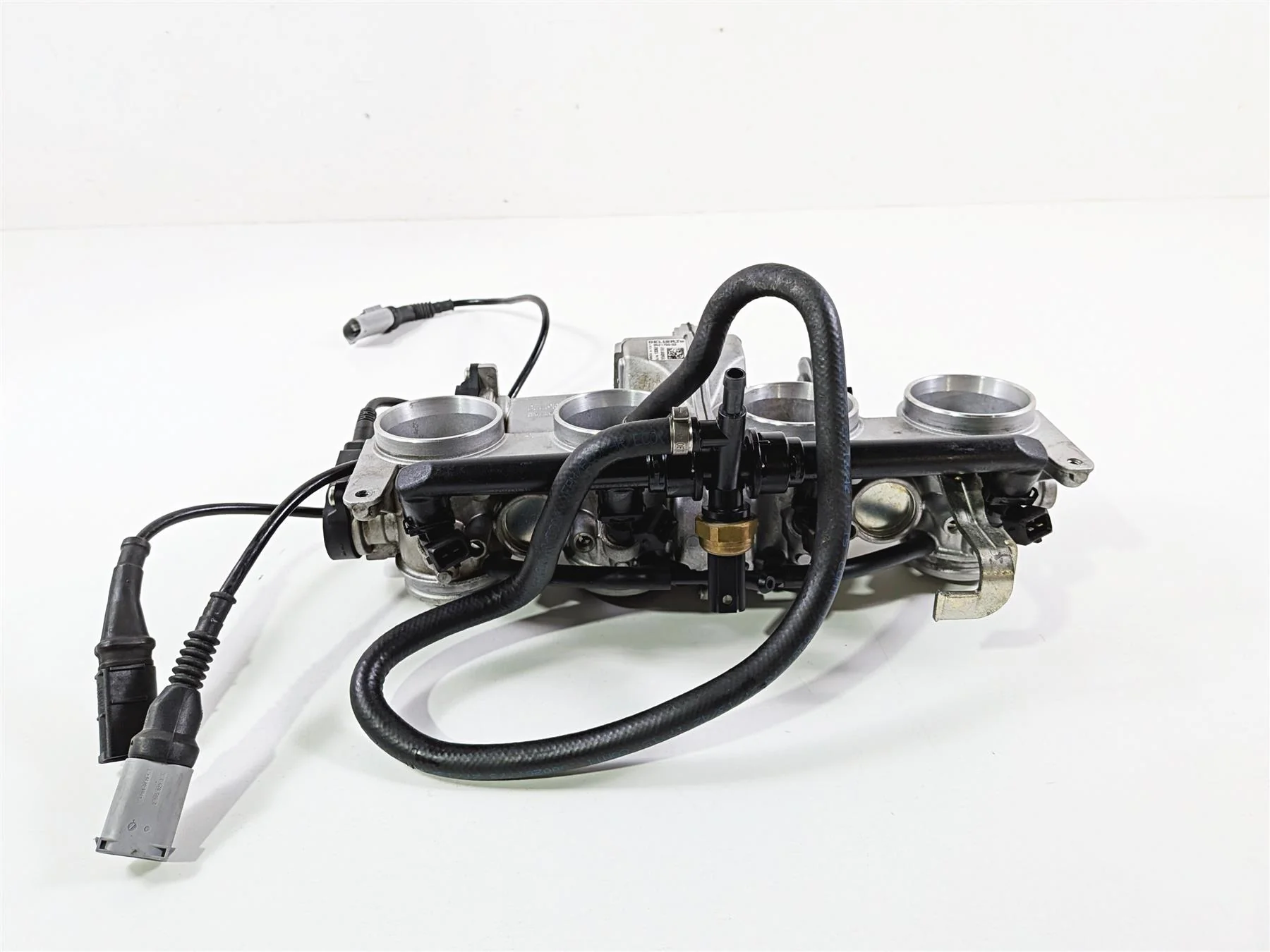 2014 BMW S1000RR K46 Throttle Body Dellorto & Injectors 8521750 13548545069 - Image 2