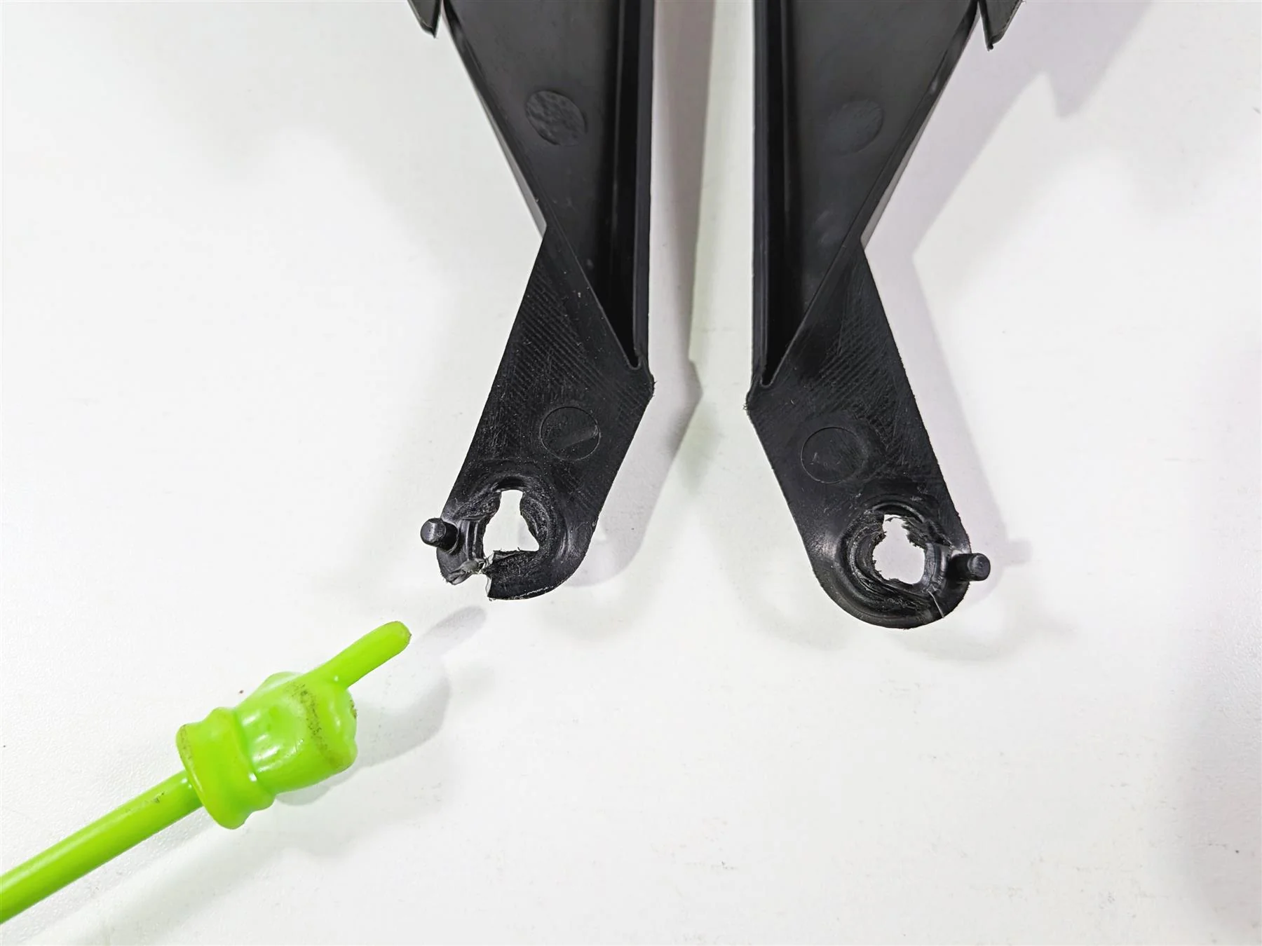 2014 BMW S1000RR K46 Under Tank Side Cover Fairing Set 46637715926 46637715925 - Image 11