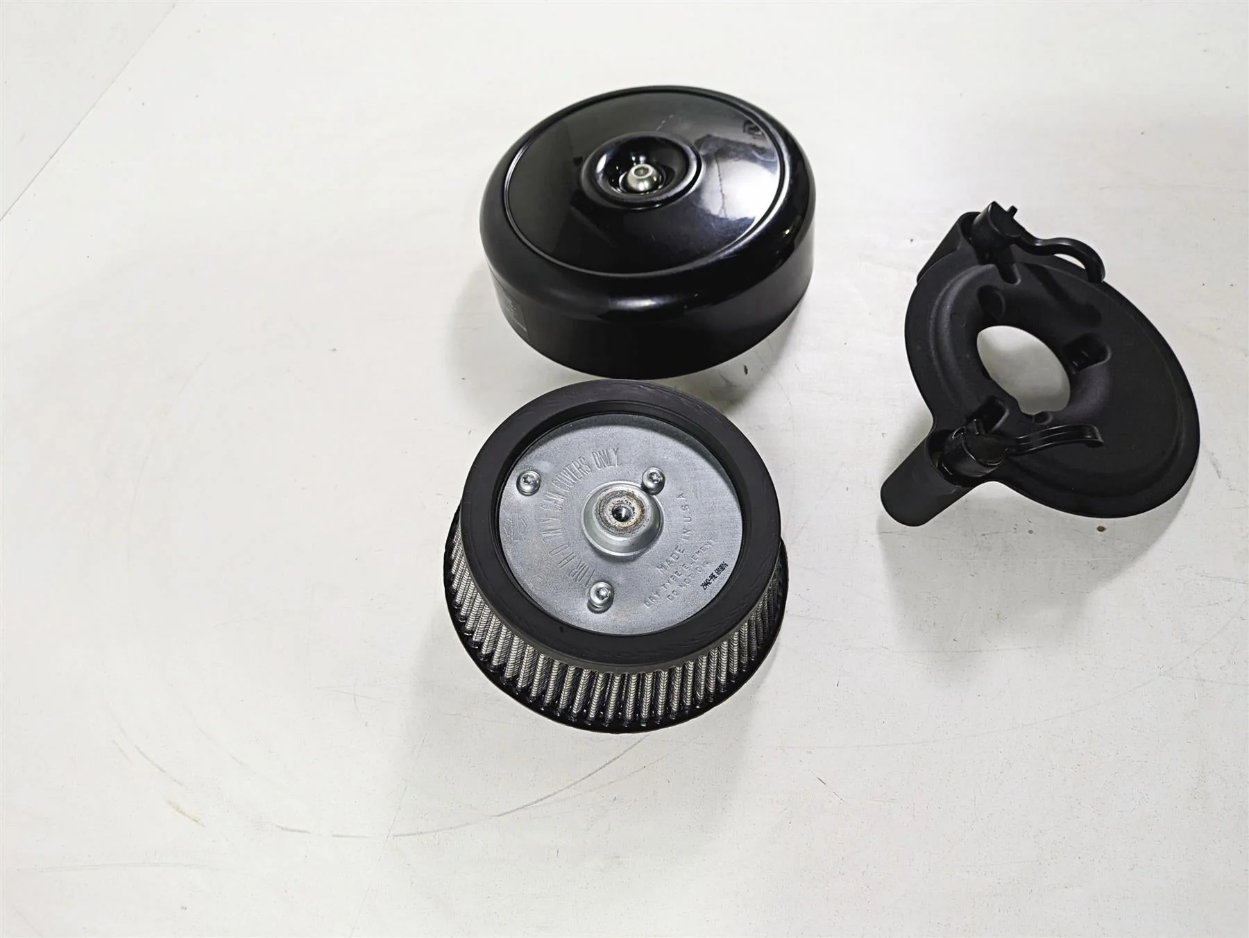 2014 Harley FLS Softail Slim Air Cleaner Breather Filter 29442-99E 29478-05A - Image 2