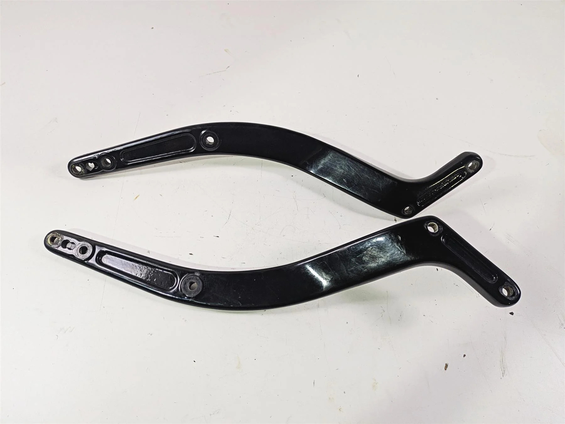 2014 Harley FLS Softail Slim Black Rear Fender Supports 59904-12BHP 60187-12BHP