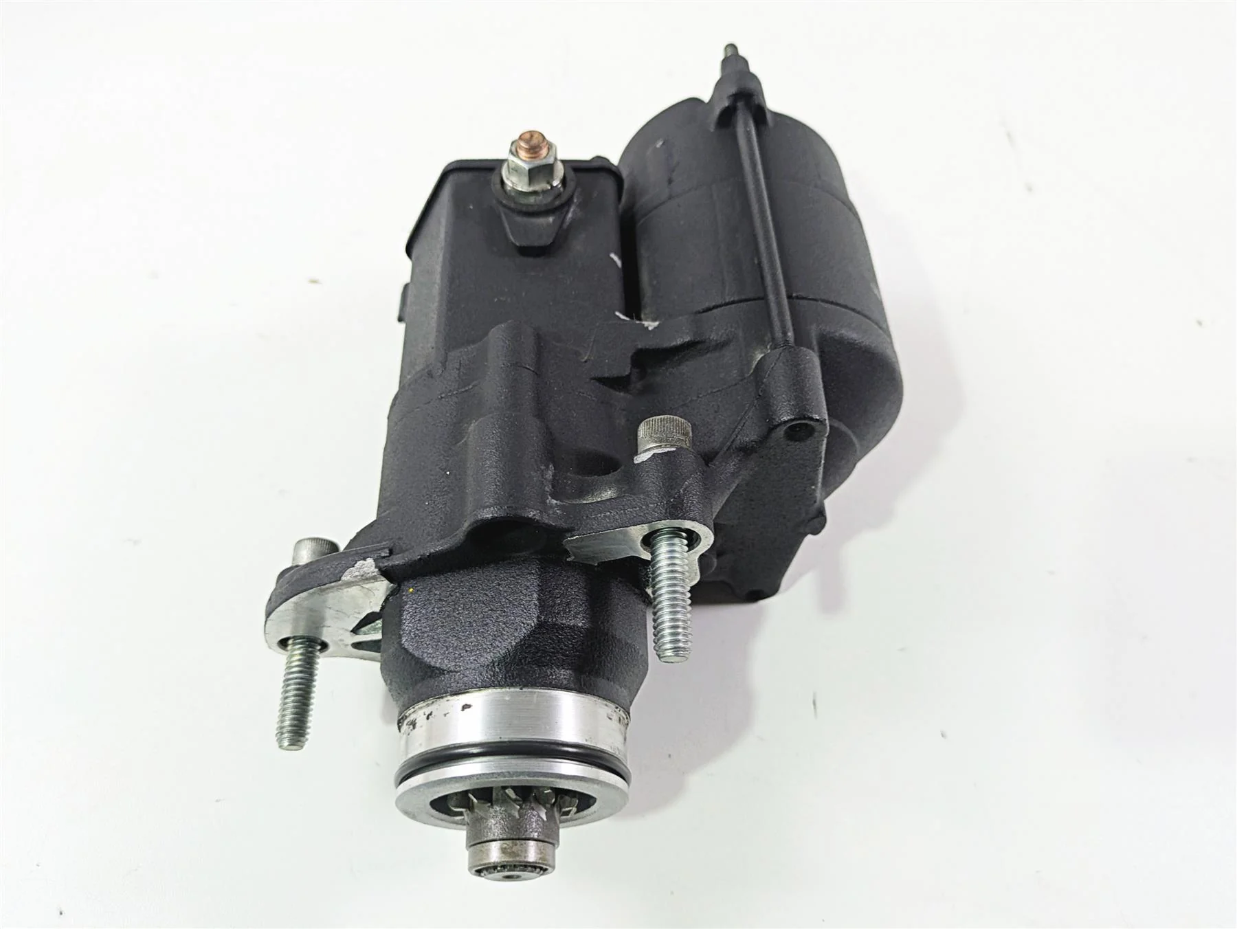 2014 Harley FLS Softail Slim Engine Starter Motor 96 103 110 31618-06A - Image 2