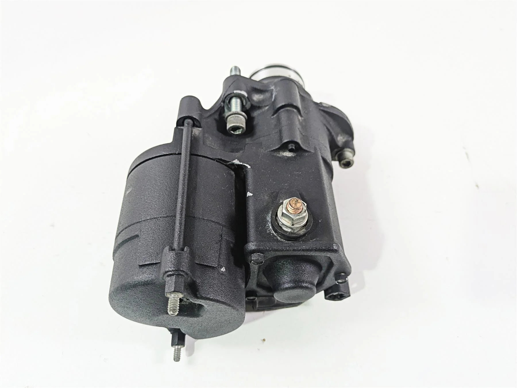 2014 Harley FLS Softail Slim Engine Starter Motor 96 103 110 31618-06A - Image 4