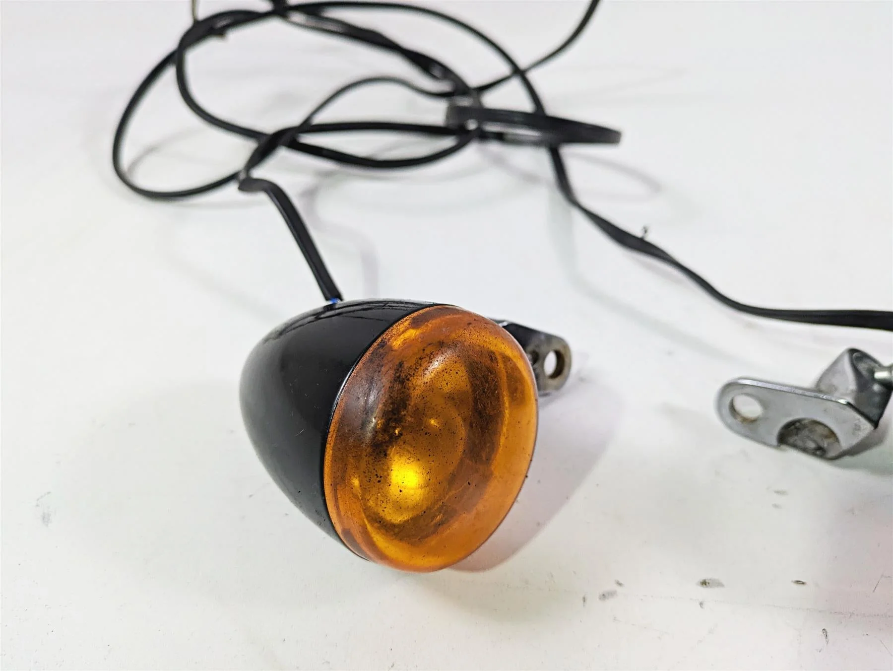2014 Harley FLS Softail Slim Front Blinker Turn Signal Set - Read 67800178 - Image 6