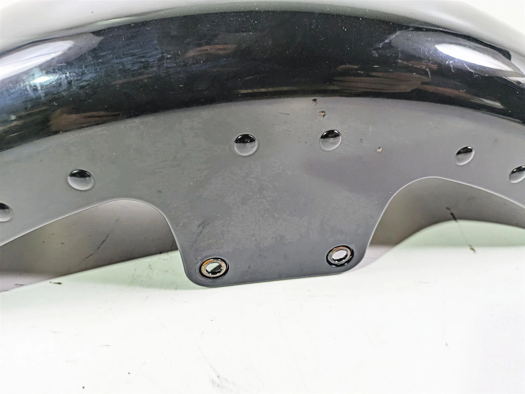 2014 Harley FLS Softail Slim Front Fender Vivid Black 58900021 - Image 8