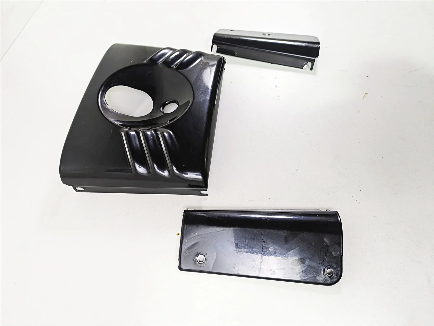 2014 Harley FLS Softail Slim Headlight & Fork Tube Covers Set 45900032 - Image 2