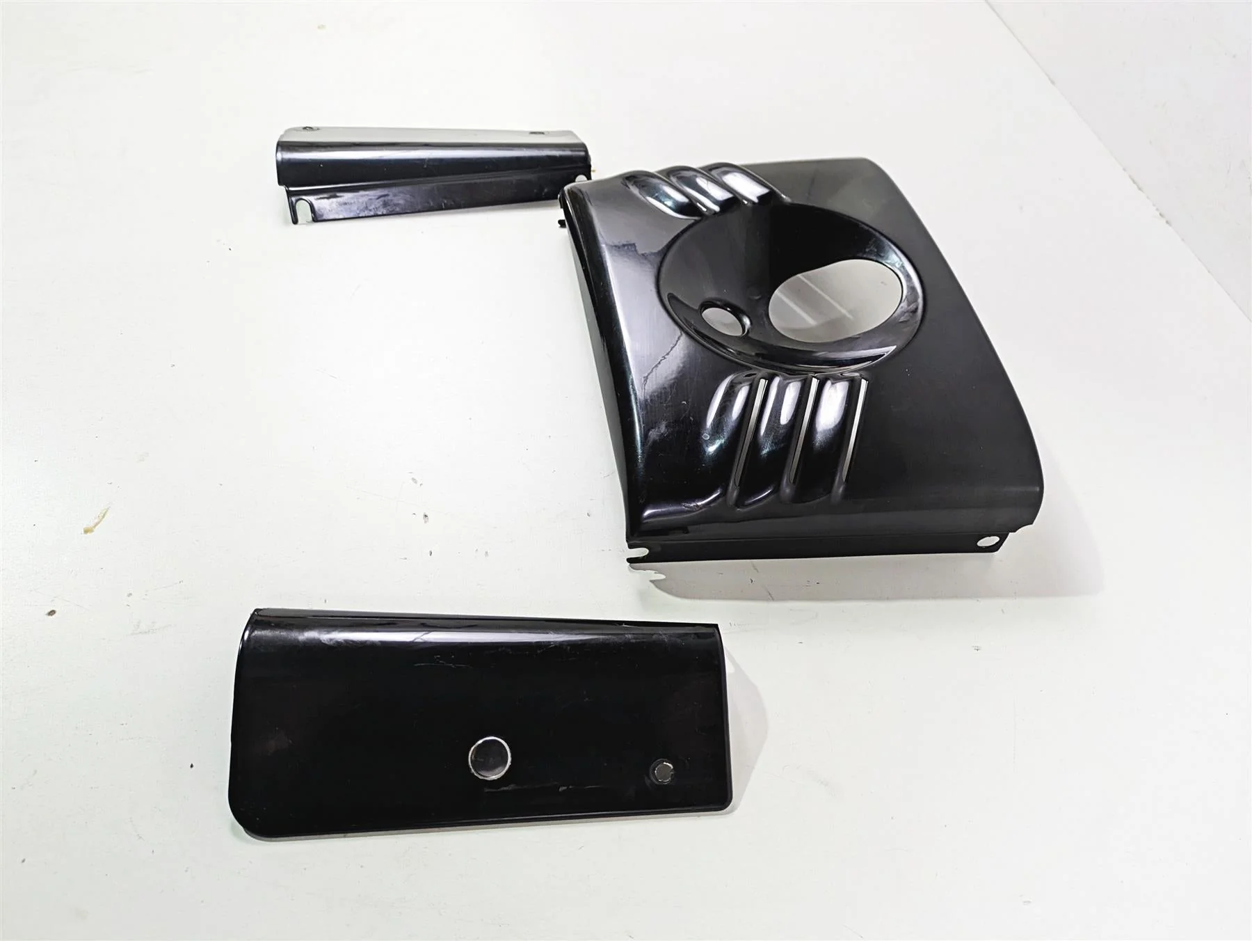 2014 Harley FLS Softail Slim Headlight & Fork Tube Covers Set 45900032 - Image 3