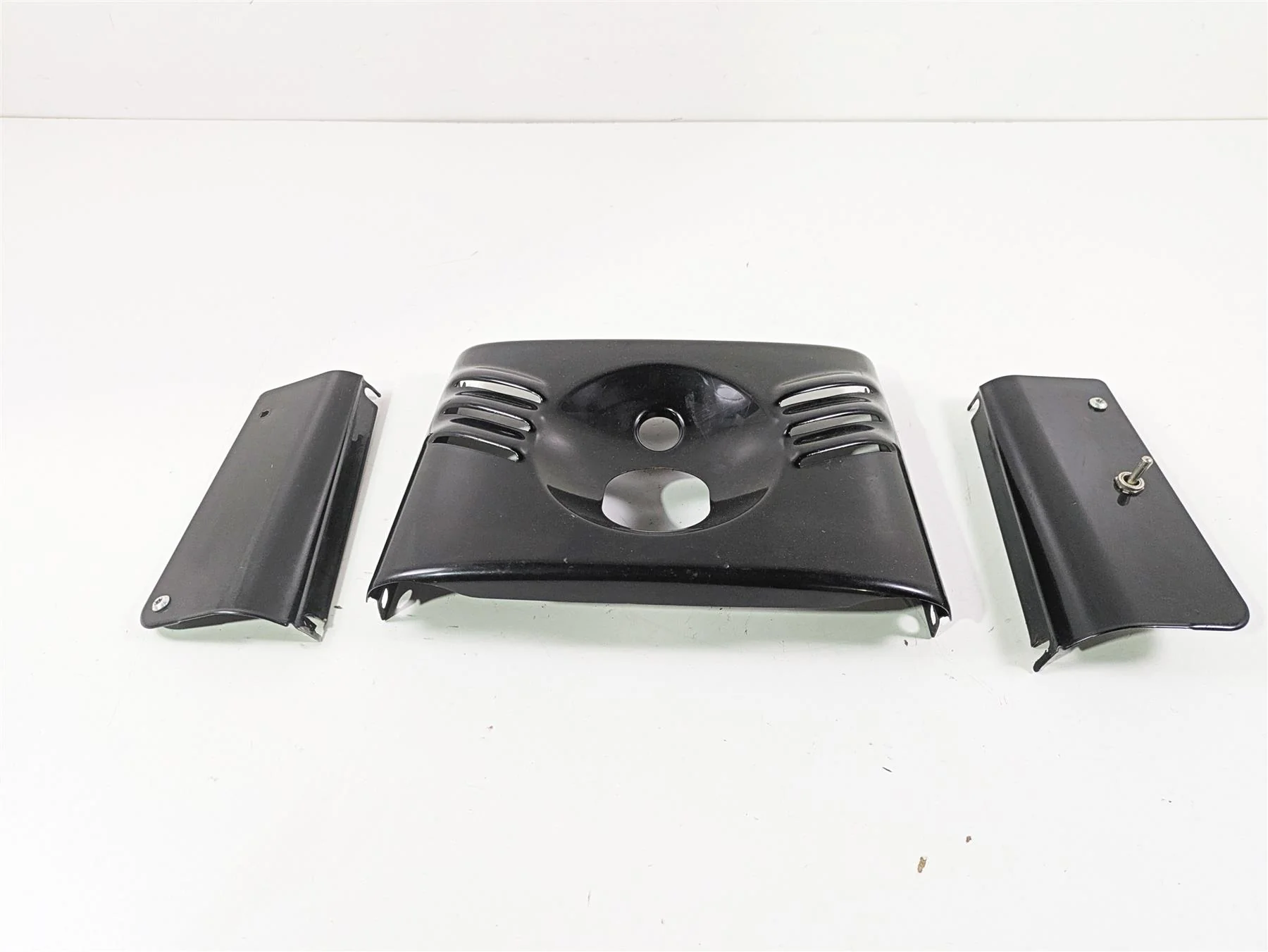 2014 Harley FLS Softail Slim Headlight & Fork Tube Covers Set 45900032 - Image 10