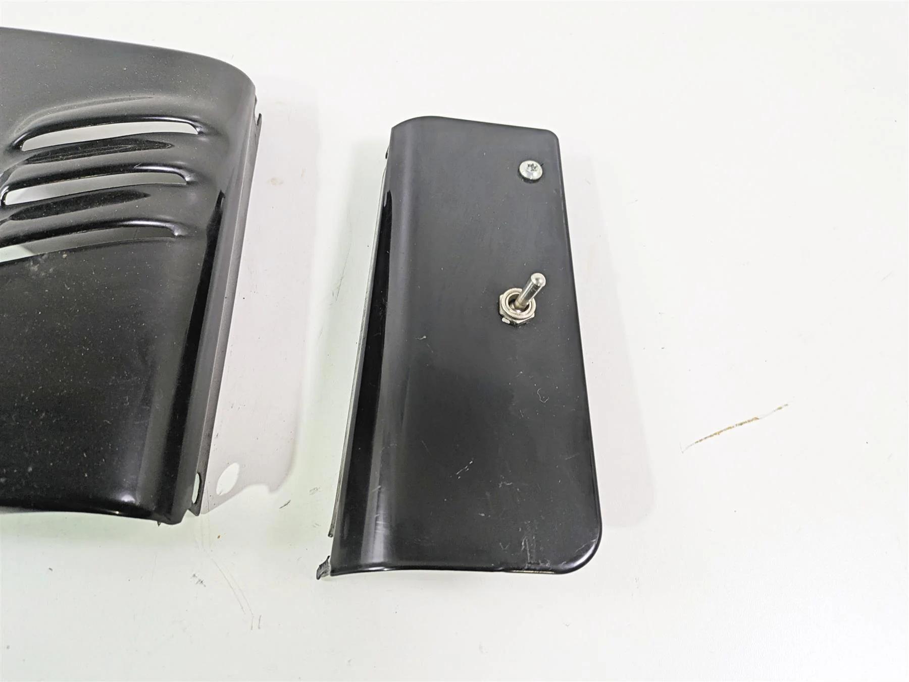 2014 Harley FLS Softail Slim Headlight & Fork Tube Covers Set 45900032 - Image 2