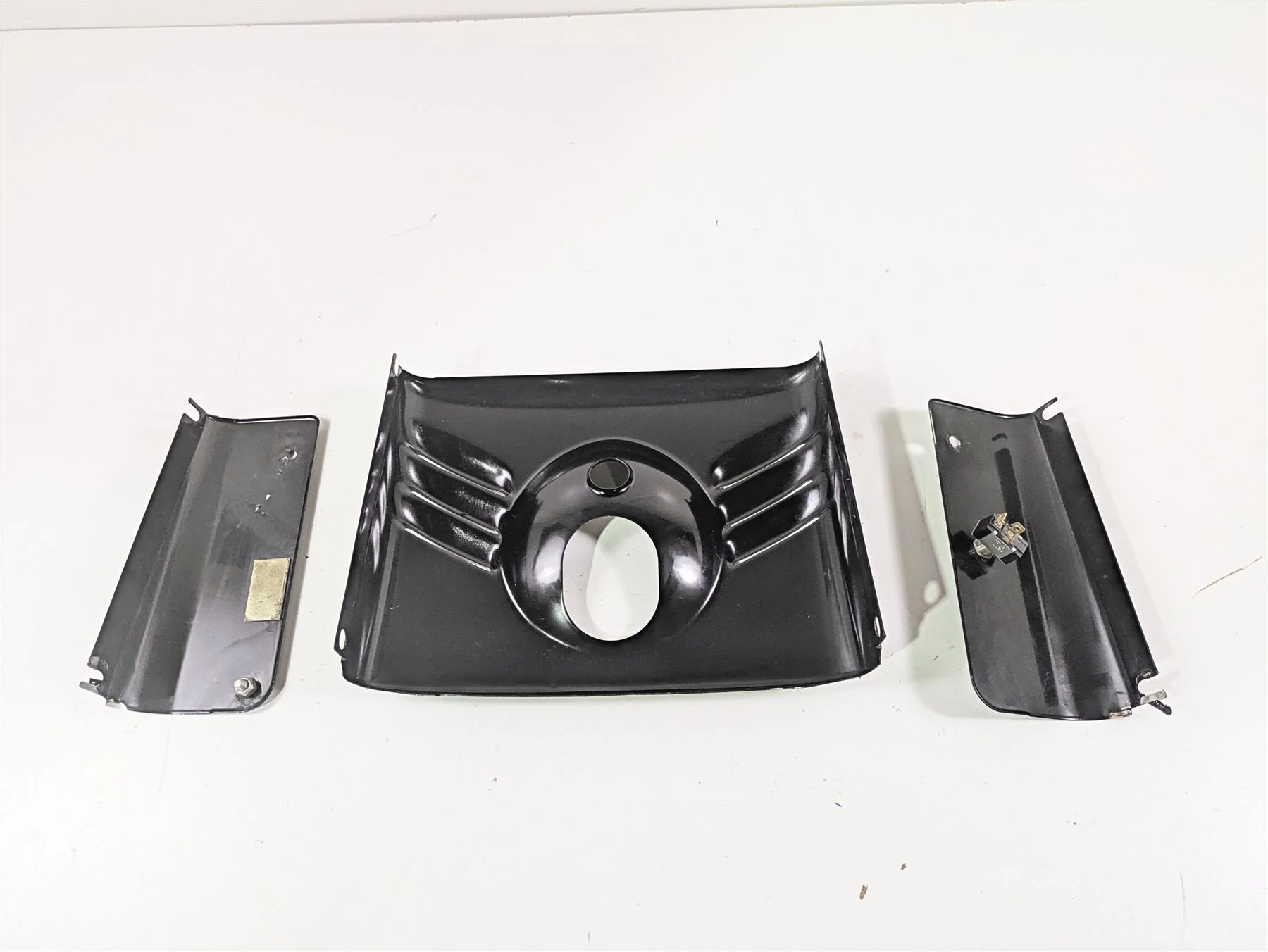 2014 Harley FLS Softail Slim Headlight & Fork Tube Covers Set 45900032 - Image 5
