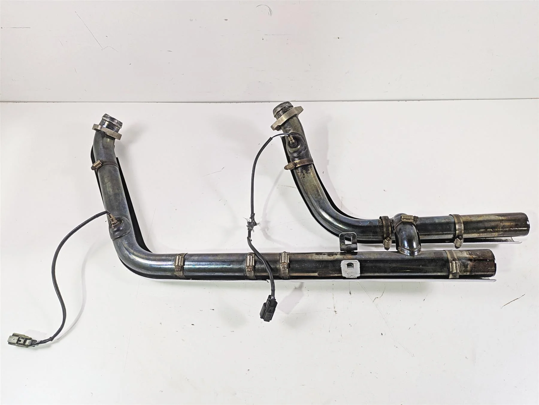 2014 Harley FLS Softail Slim Oem Stock Exhaust Header Manifold Set 65600049 - Image 6